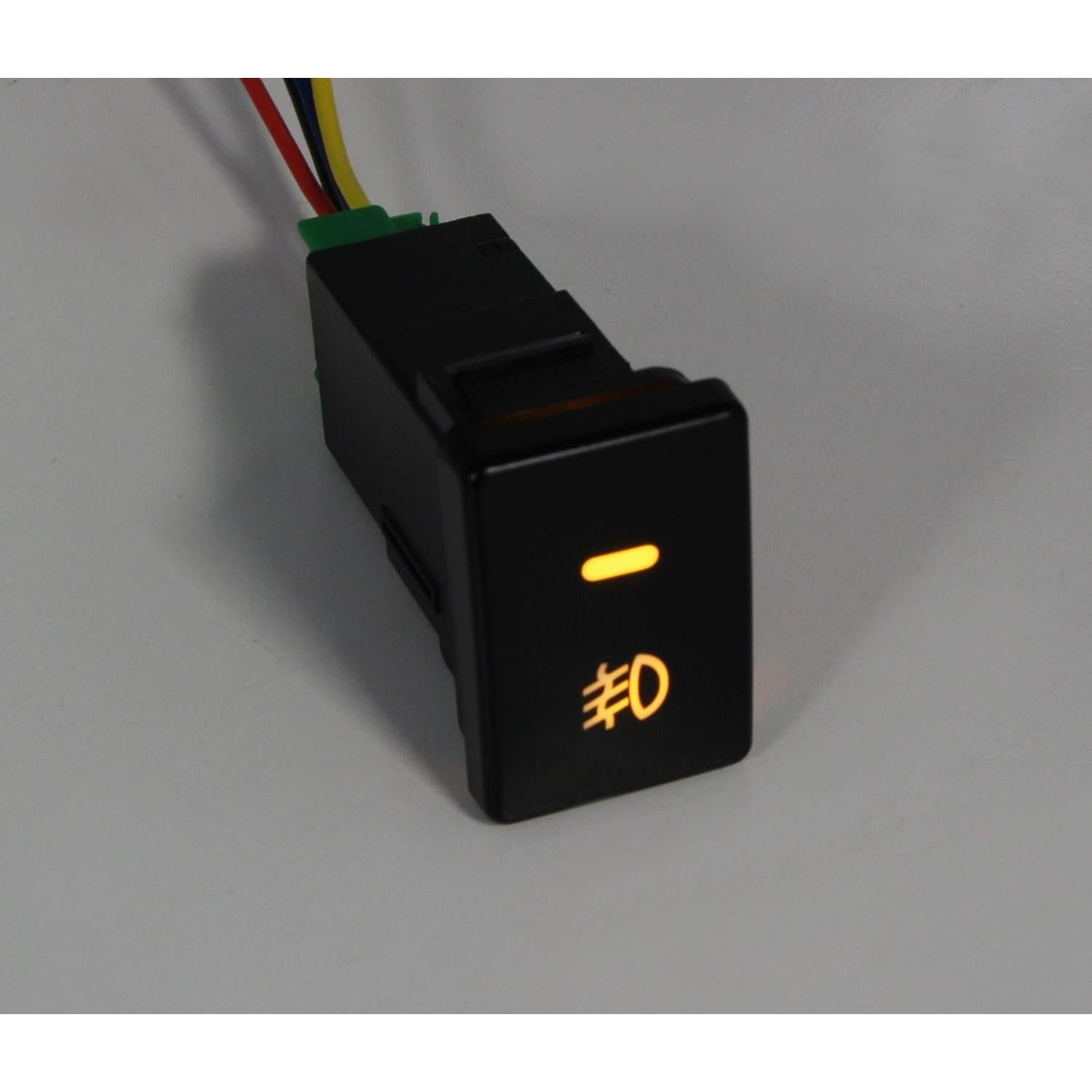 Interruptor de Botón 4 Polos 12V iJDMTOY con LED para Toyota