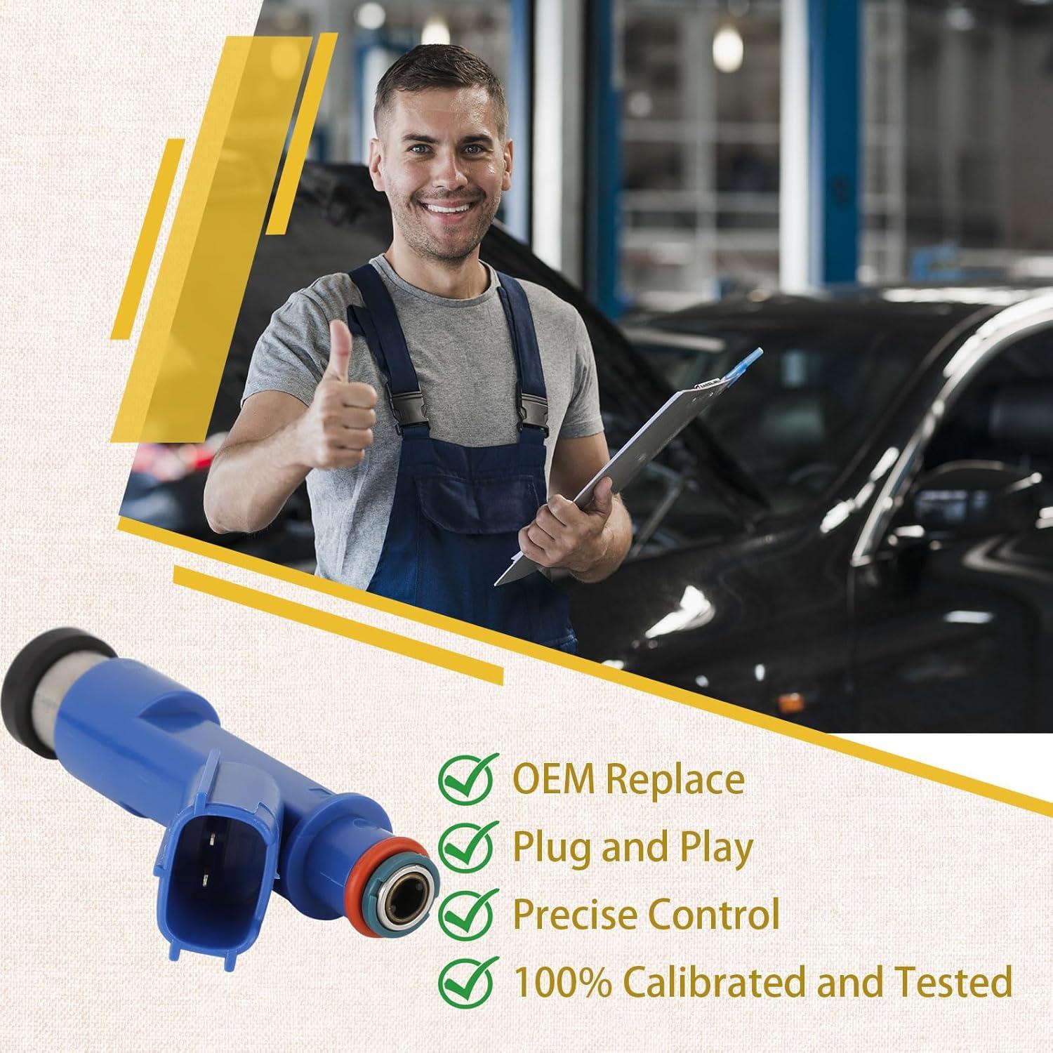 Inyectores de combustible Pjvmvo 1.8L Corolla Matrix 2005-2008