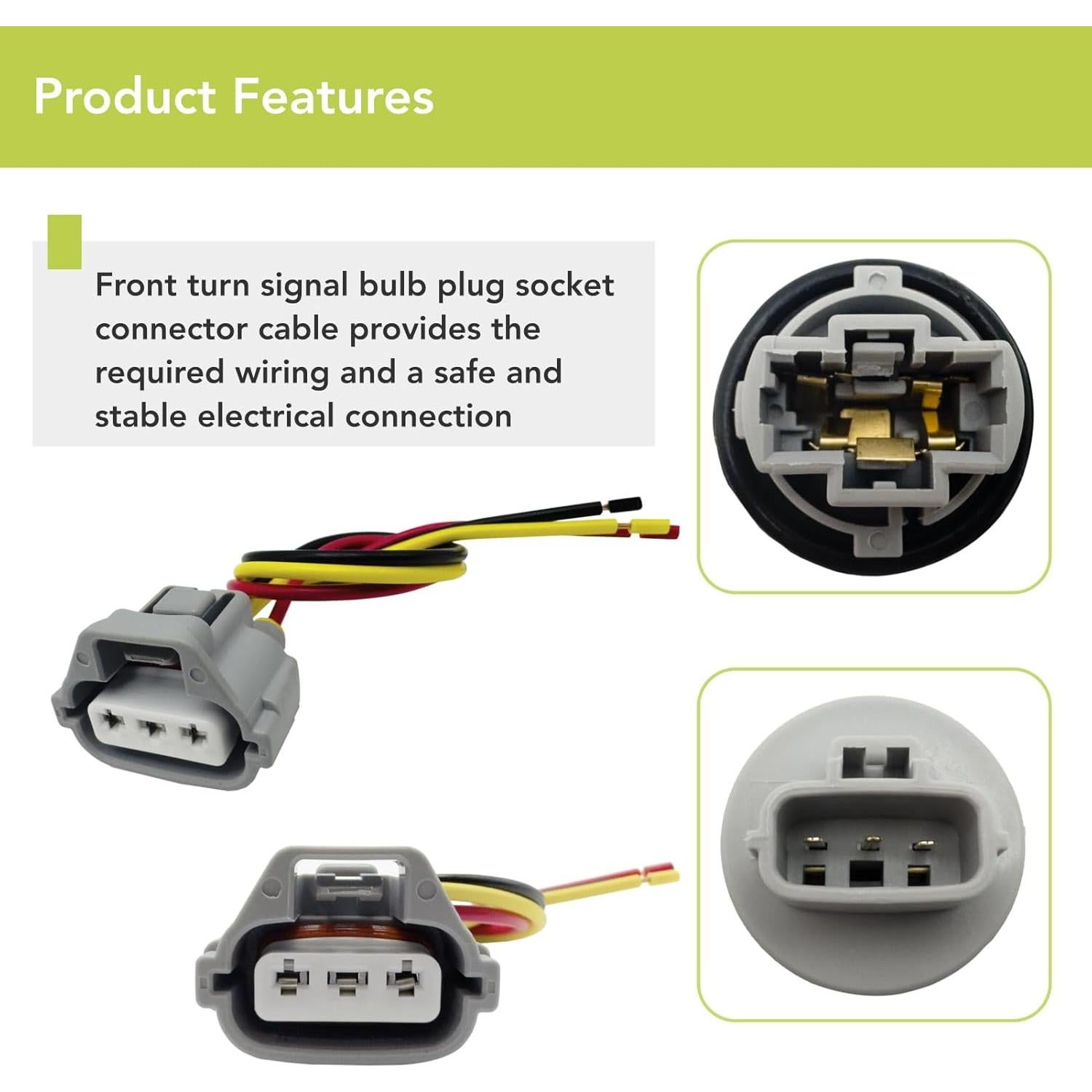 Conector Luz Señal Giro Toyota 4Runner Camry Corolla 2006-2019