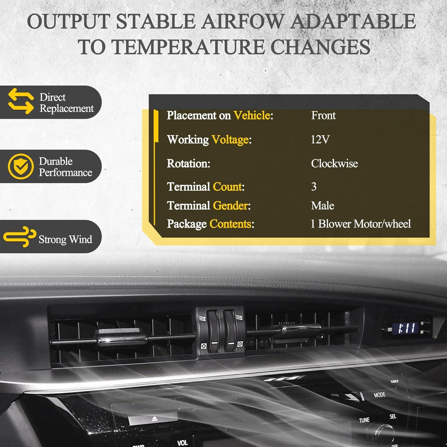 Motor de Soplador de AC Predep para Toyota Corolla y Prius