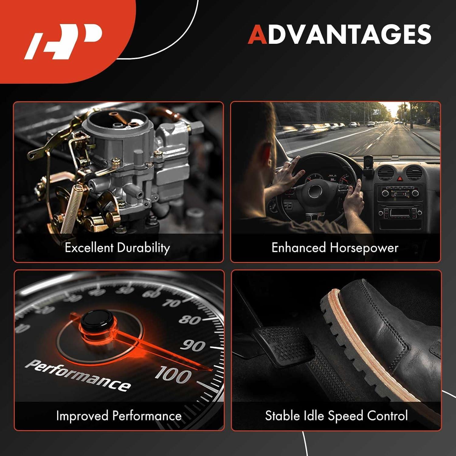 Carburador A-Premium 2 Barriles para Toyota Corolla 1.6L 1987-1991