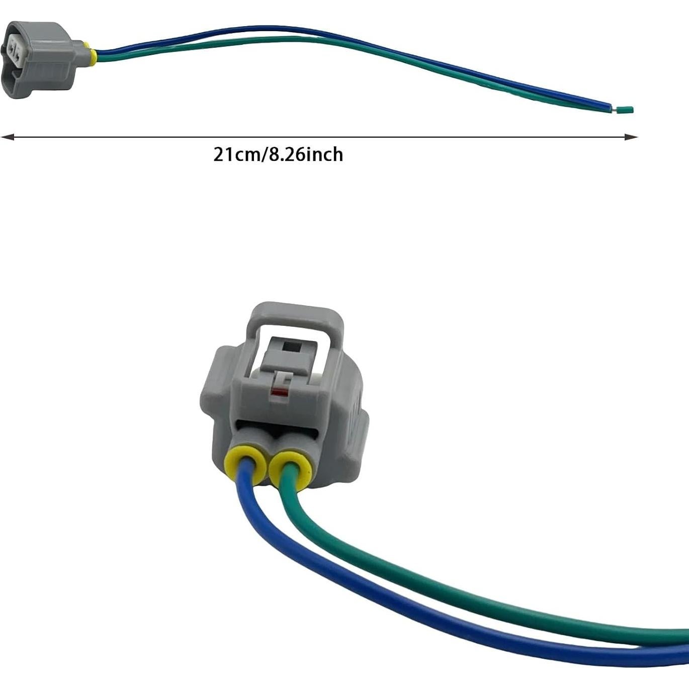 4 Pcs Conector de Luz de Señal Femenino 2 Pines Toyota Lexus