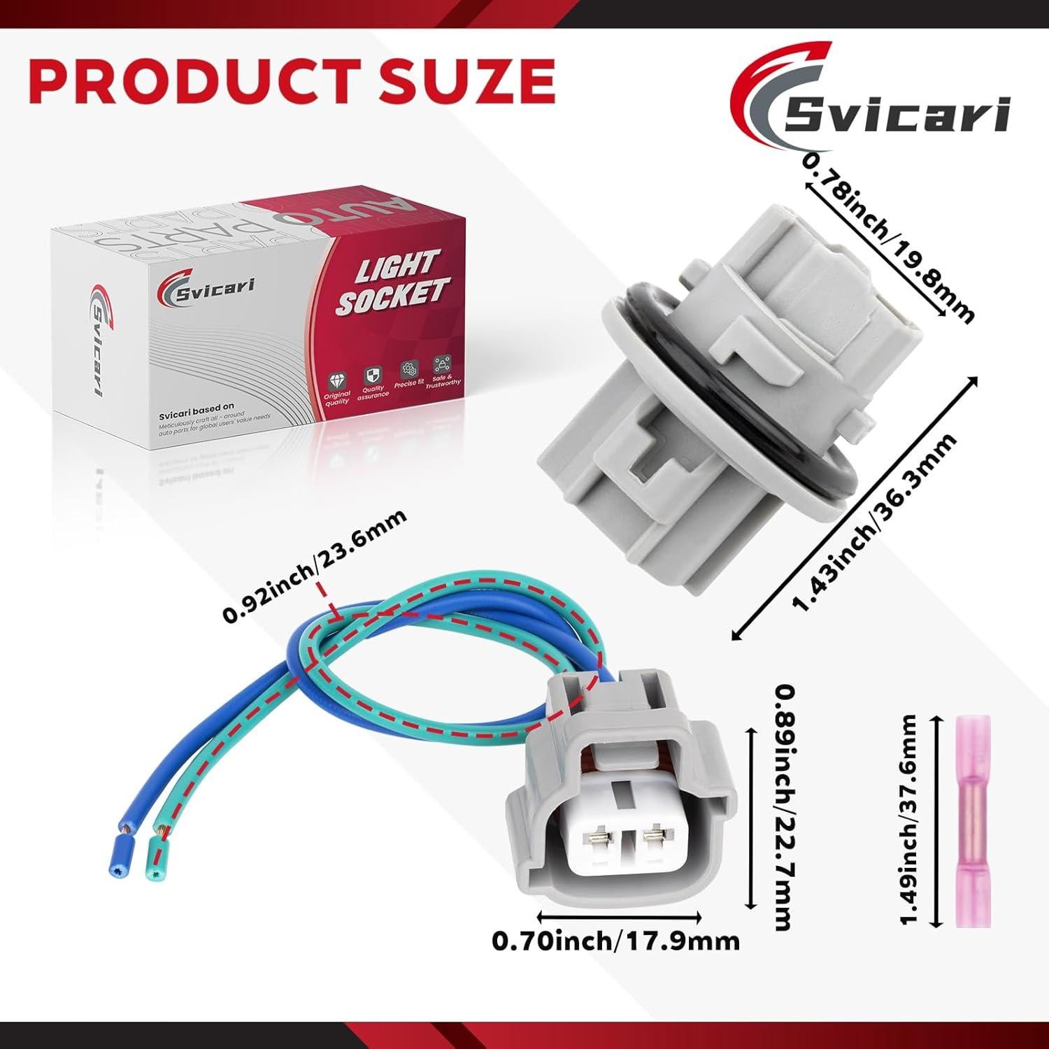 Conector de luz de giro Toyota Svicari 90075-60028 2 Pcs