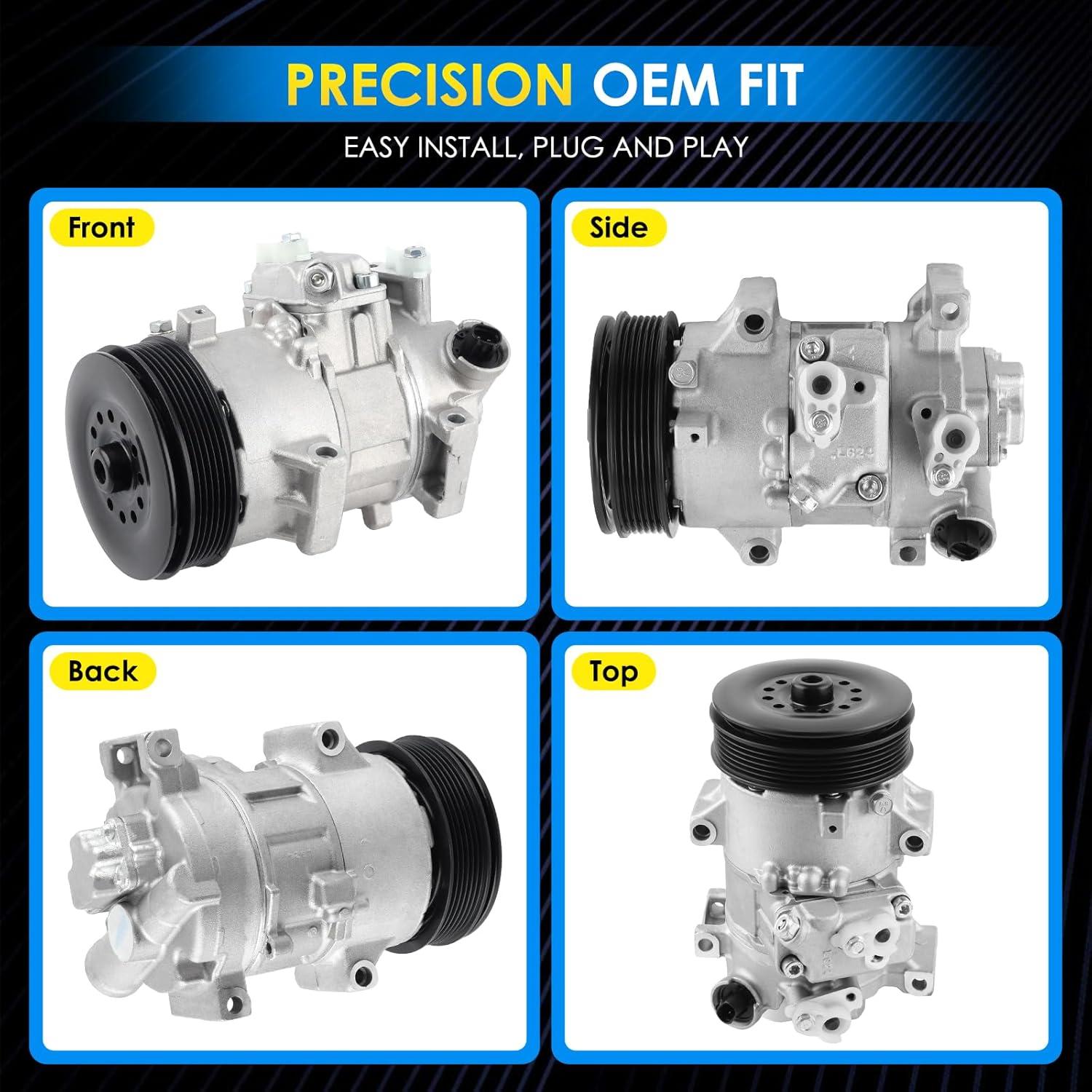 Compresor de A/C HAYIAUTO 88310-02510 para Toyota Corolla 2009-2010