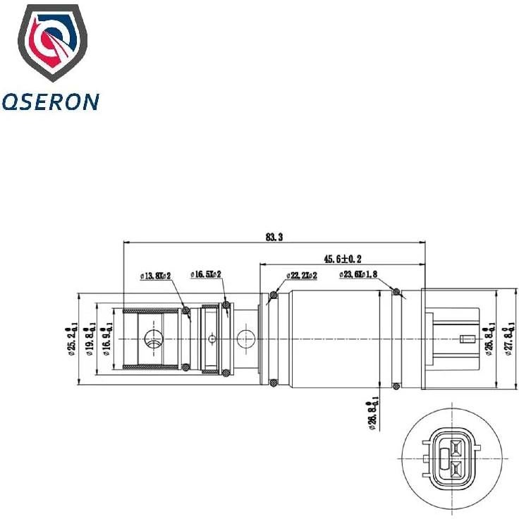 Válvula Solenoide de Control A/C QSERON 5SE09C 5SE12C