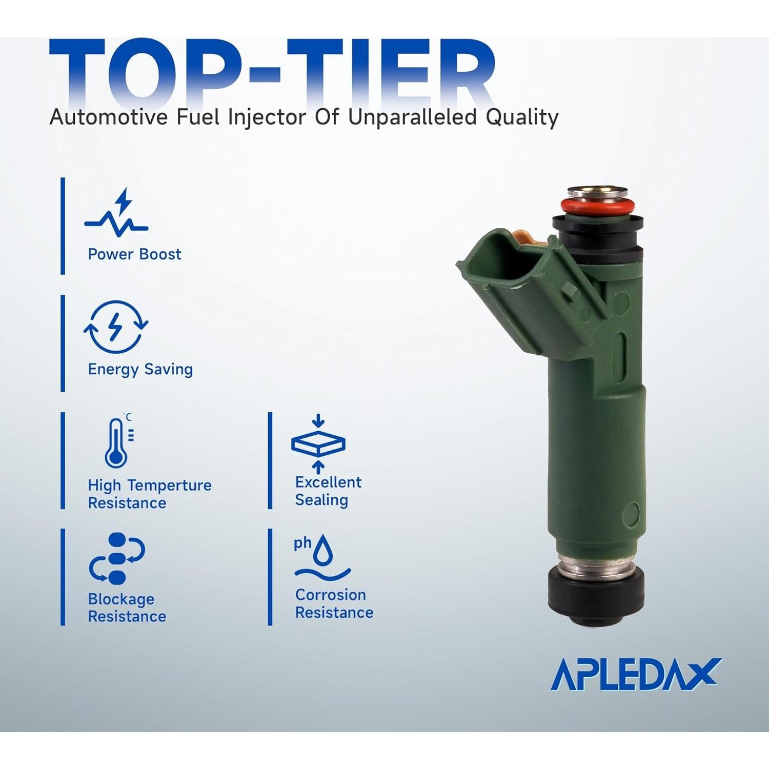 Inyectores de Combustible APLEDAX para Toyota y Chevy 1.8L 2.0L