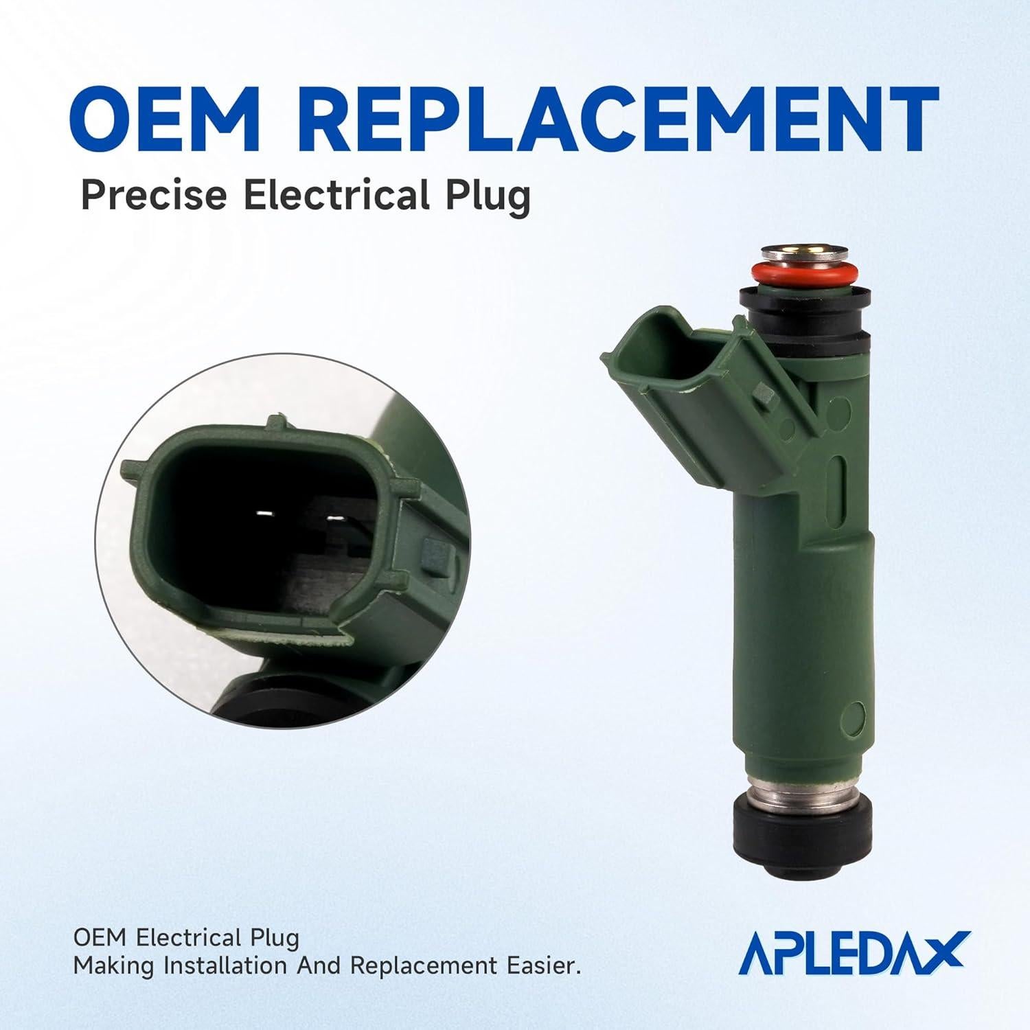 Inyectores de Combustible APLEDAX para Toyota y Chevy 1.8L 2.0L