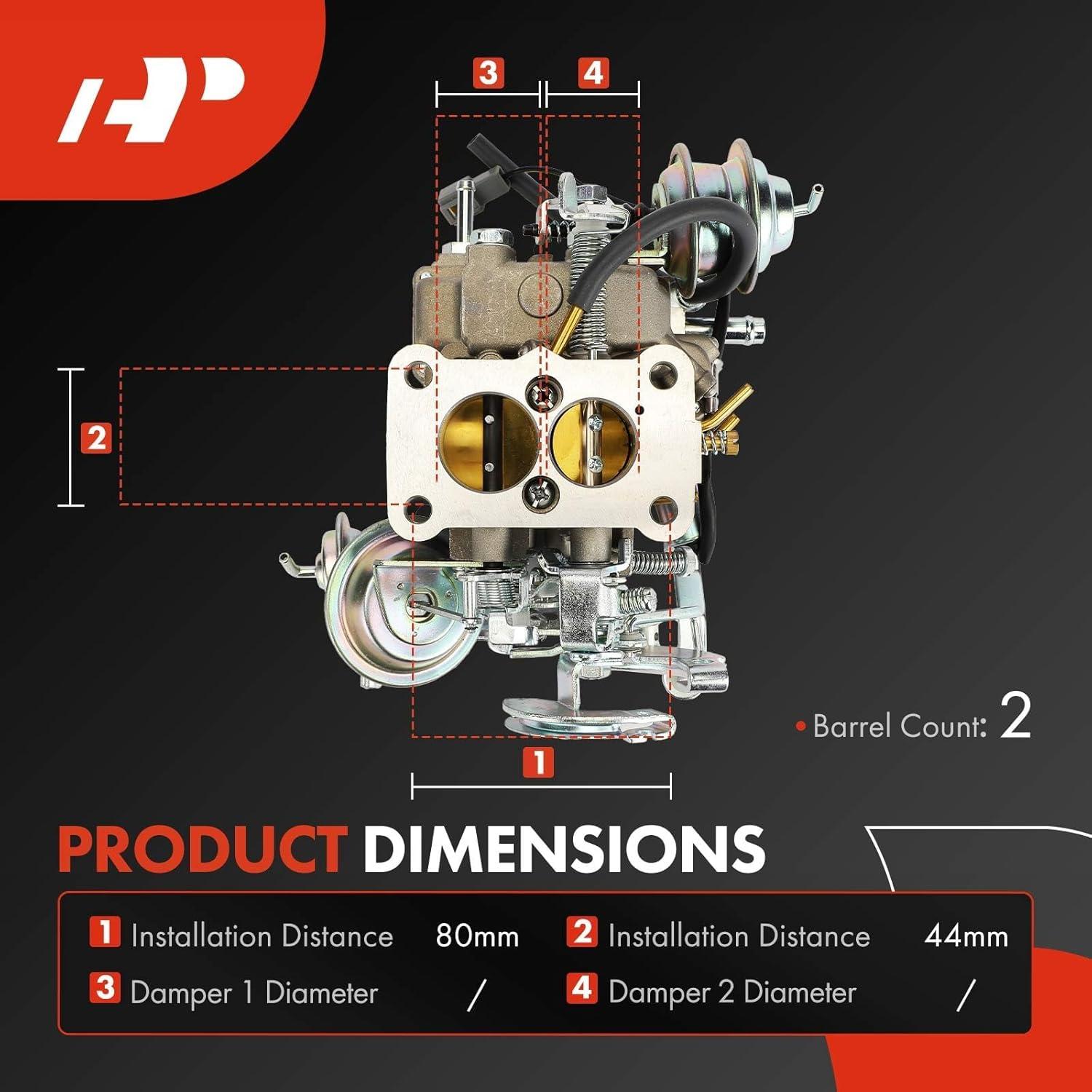 Carburador A-Premium 2 Barriles Choke Mecánico Toyota Corolla 1.5L-1.8L