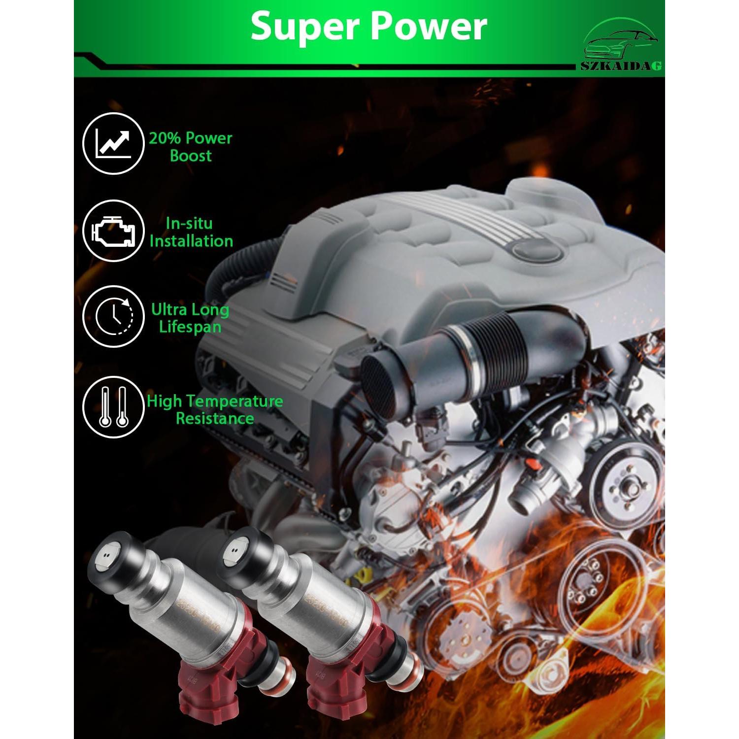 Inyectores de combustible SZKAIDAG 1.8L para Toyota Corolla 1993-1997
