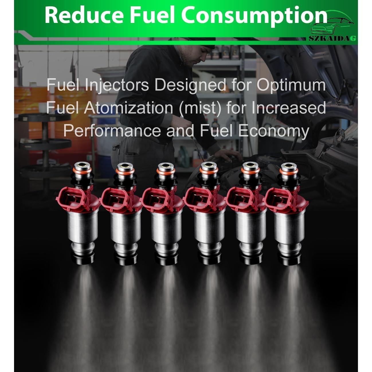 Inyectores de combustible SZKAIDAG 1.8L para Toyota Corolla 1993-1997