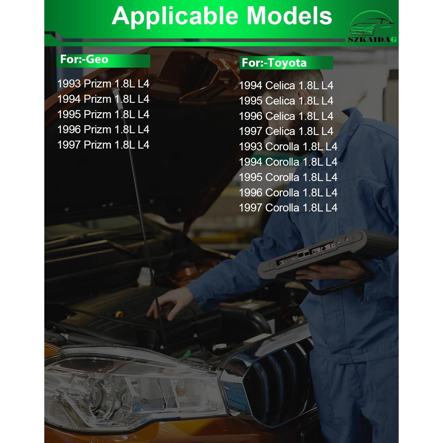 Inyectores de combustible SZKAIDAG 1.8L para Toyota Corolla 1993-1997