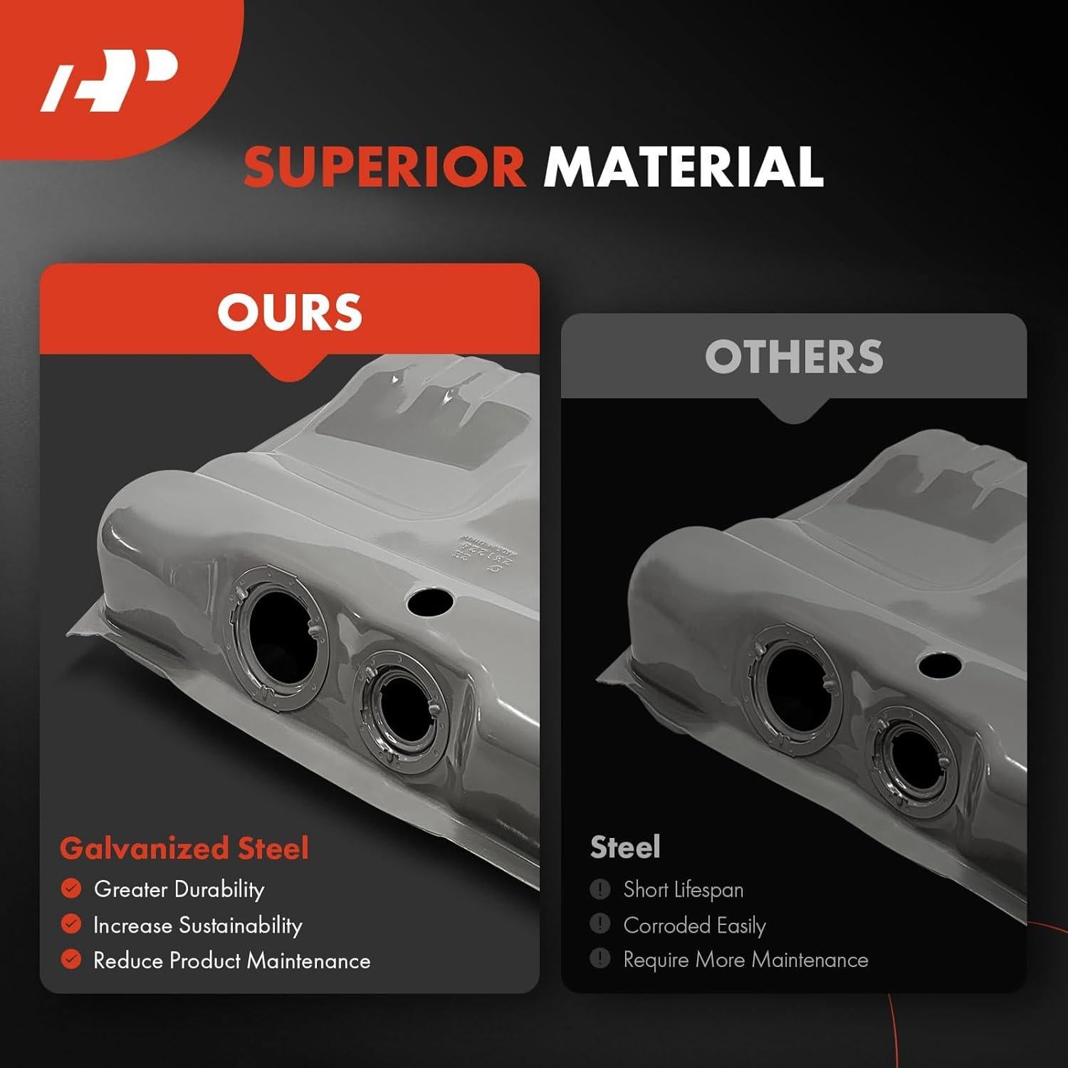 Tanque de combustible A-Premium para Toyota Corolla 2000-2002 50L