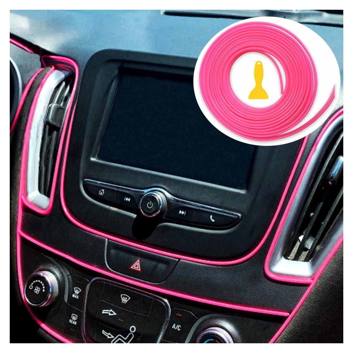 Moldura Decorativa para Automóvil TIKUN TECH Rosa 3m
