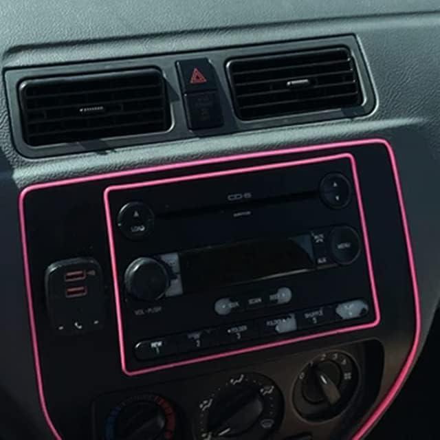 Moldura Decorativa para Automóvil TIKUN TECH Rosa 3m