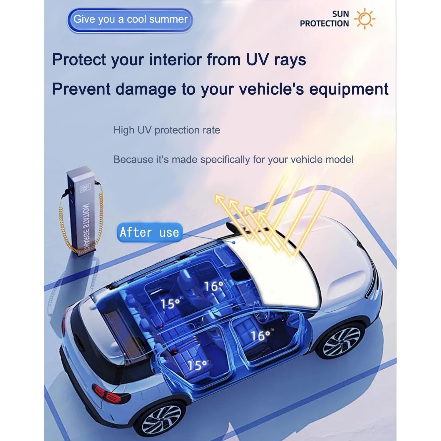 Protector Solar oricarmes para Toyota Corolla 2019-2025 99% UV