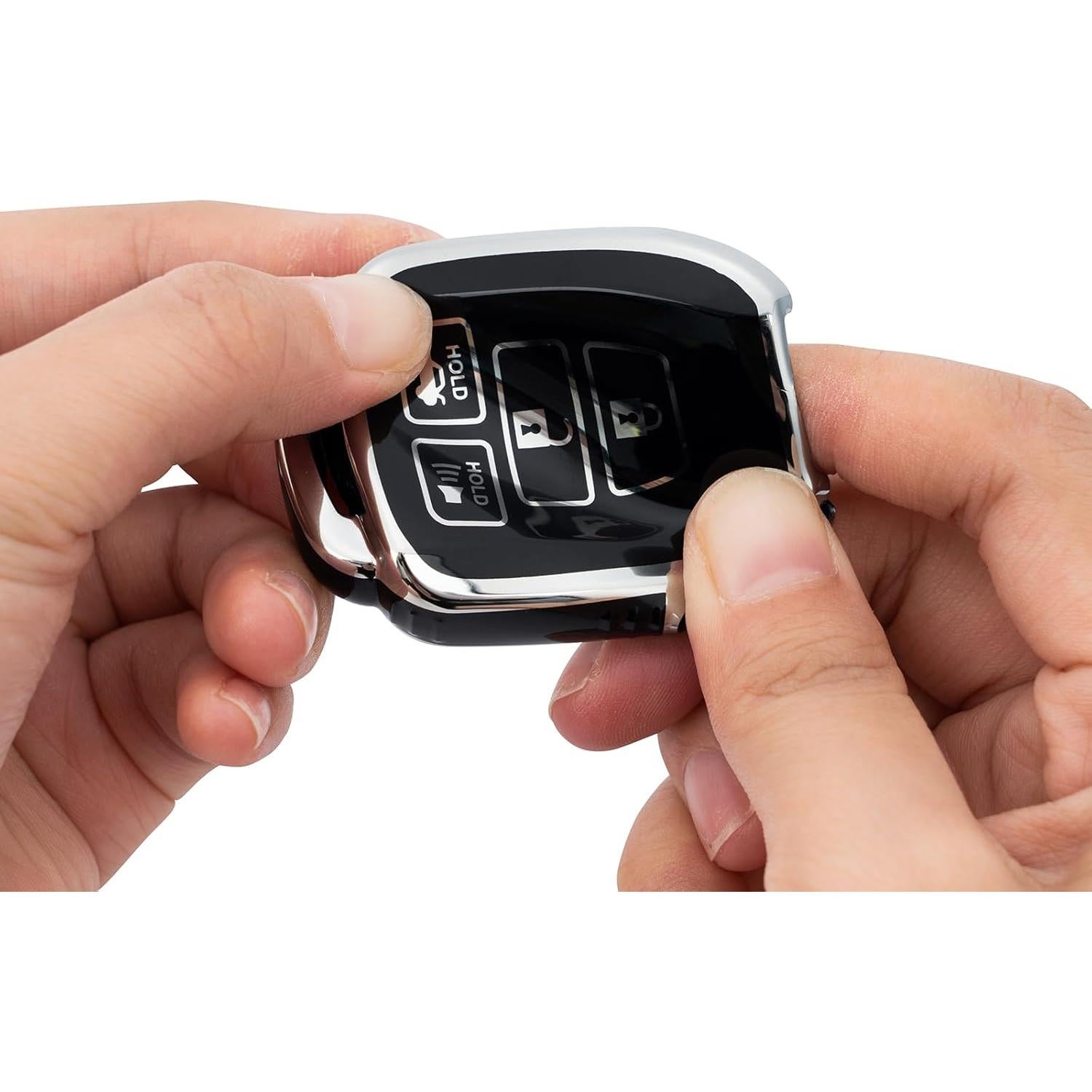 Cubierta de Llavero Toyota Camry RAV4 Corolla 2012-2019 TPU Negro