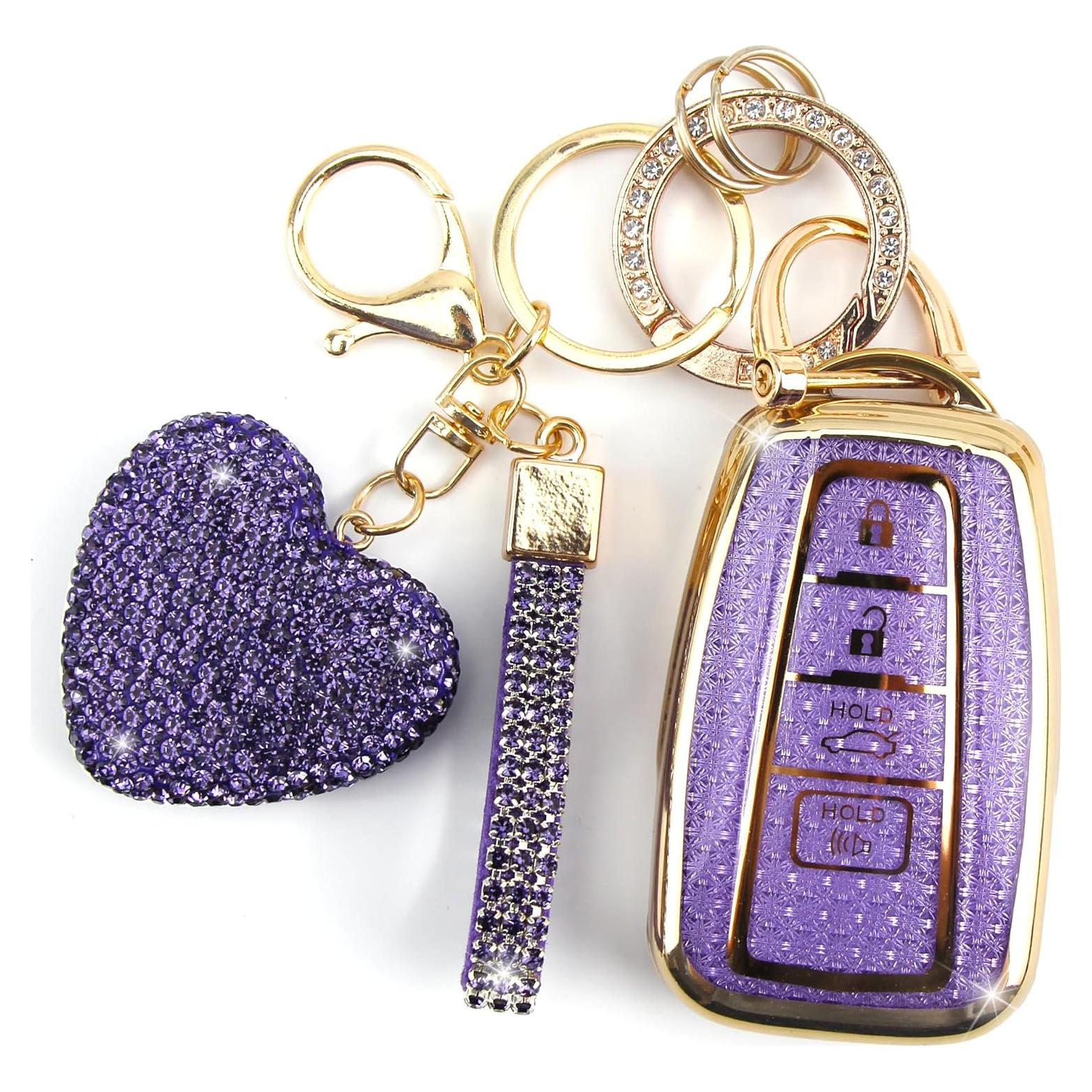 Funda de Llave YIKECASE para Toyota 2018-2024 4 Botones