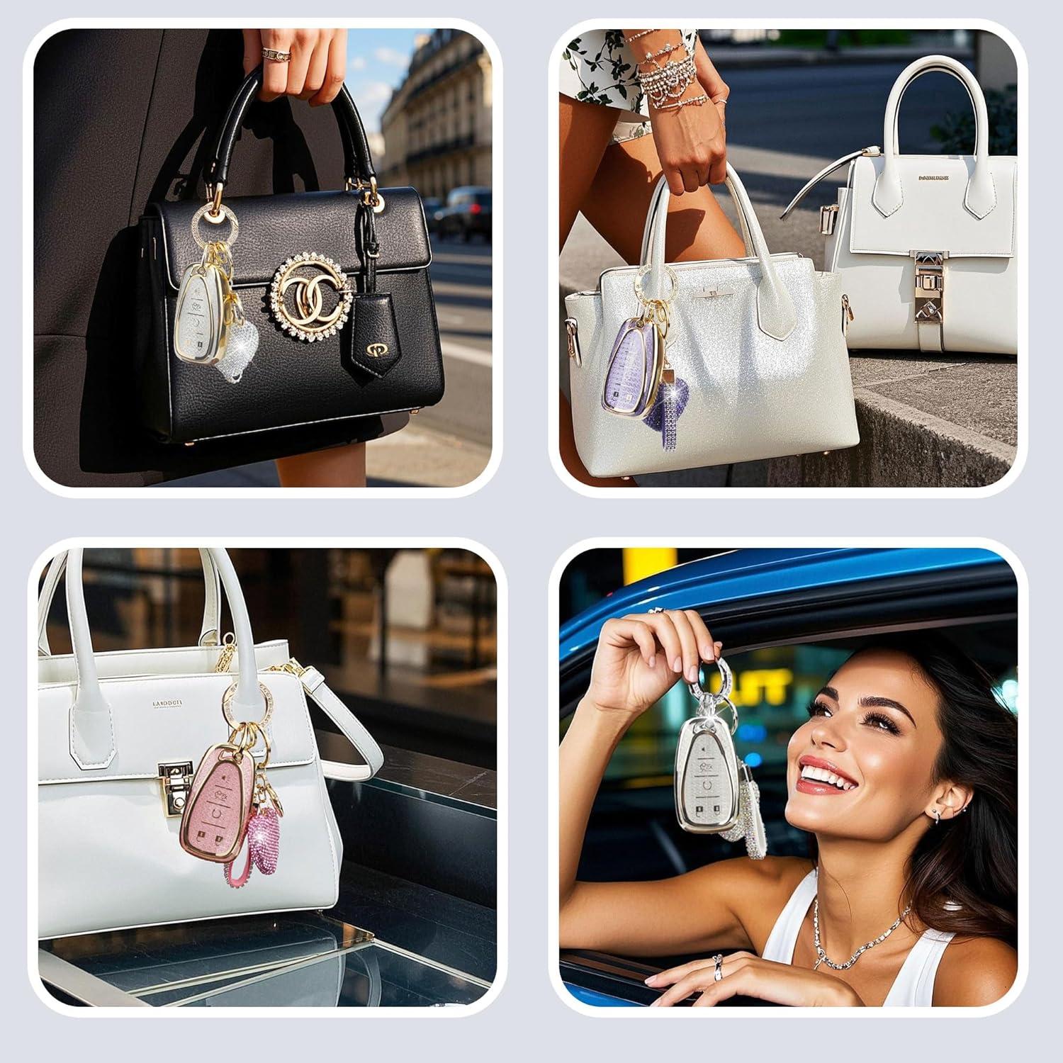 Funda de Llave YIKECASE para Toyota 2018-2024 4 Botones