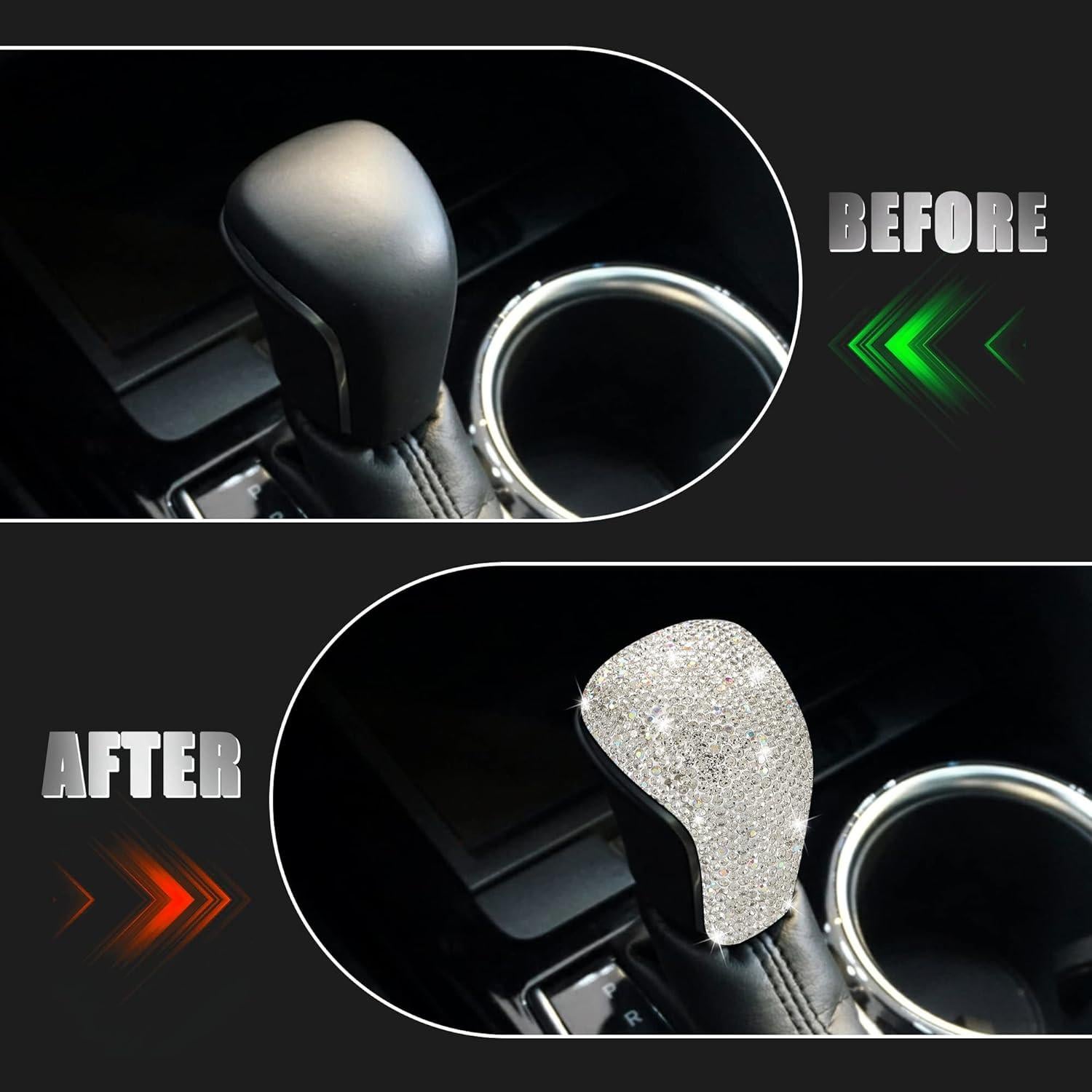 Cubierta de Perilla de Cambio Brillante TOMALL para Toyota Camry 2018-2021