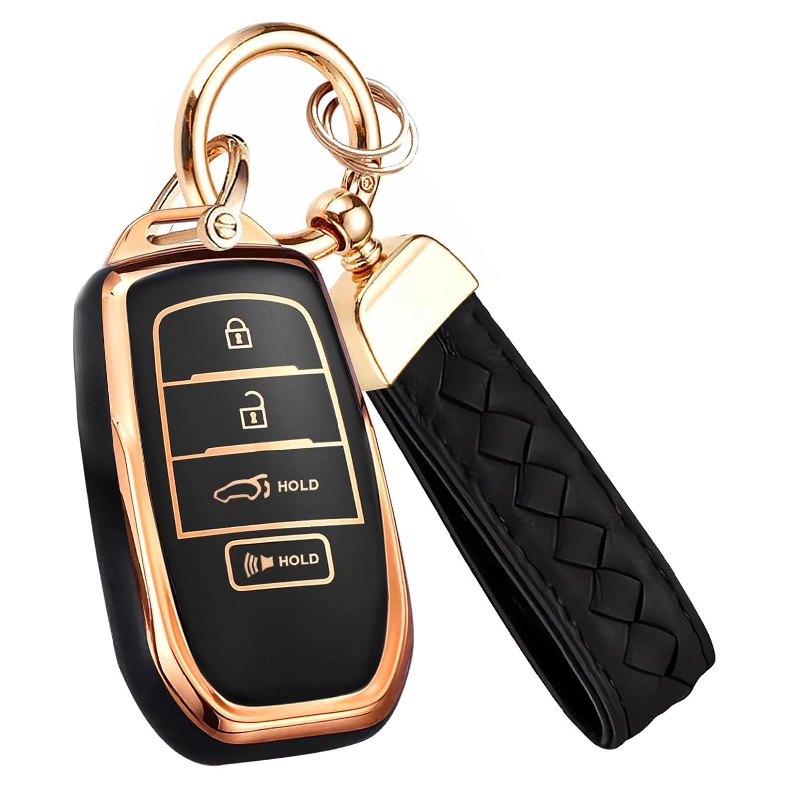 Cubierta de llavero Montague para Toyota - Modelo Weisa - Negro