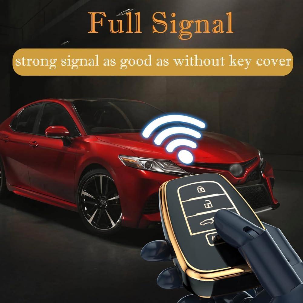 Cubierta de llavero Montague para Toyota - Modelo Weisa - Negro