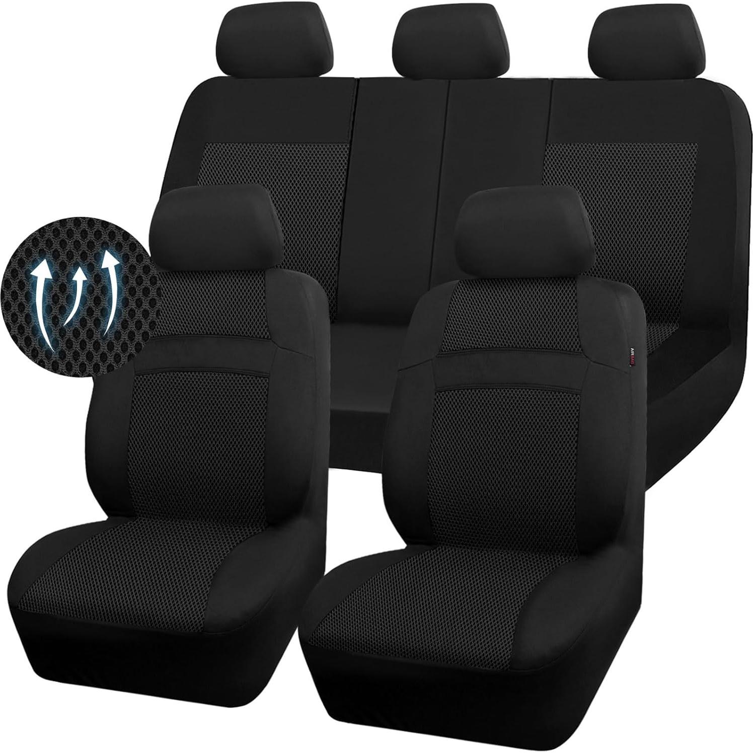 Funda de Asiento Completa CAR PASS ZT-0022 Negra Universal