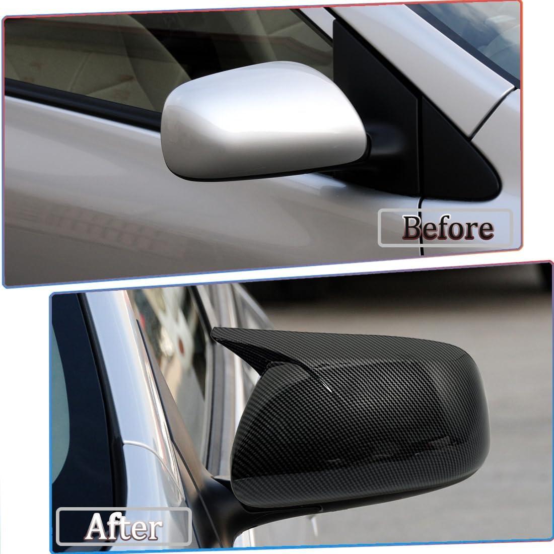 Cubierta de Espejo Lateral MUXEE para Toyota Corolla 2009-2013 - Fibra de Carbono