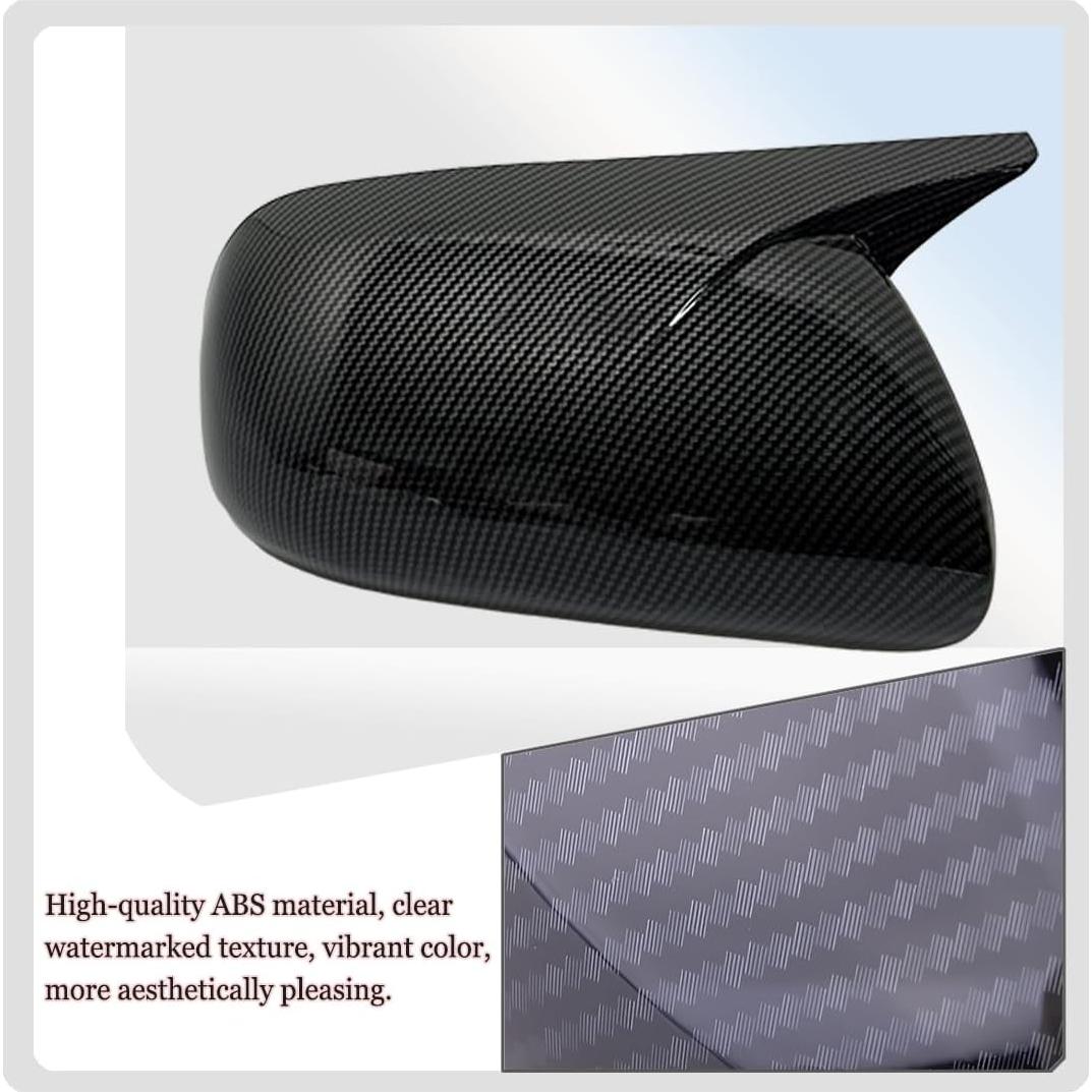 Cubierta de Espejo Lateral MUXEE para Toyota Corolla 2009-2013 - Fibra de Carbono