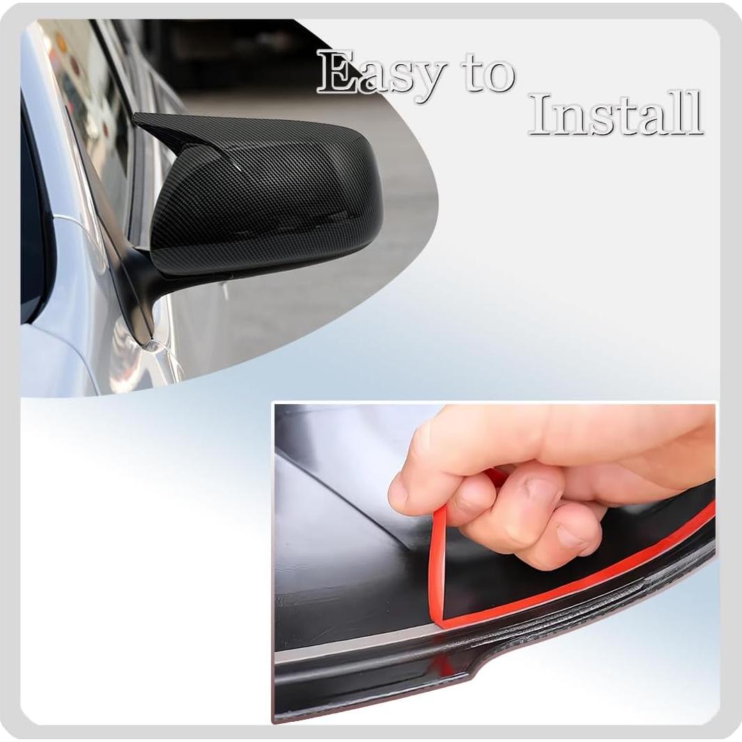 Cubierta de Espejo Lateral MUXEE para Toyota Corolla 2009-2013 - Fibra de Carbono