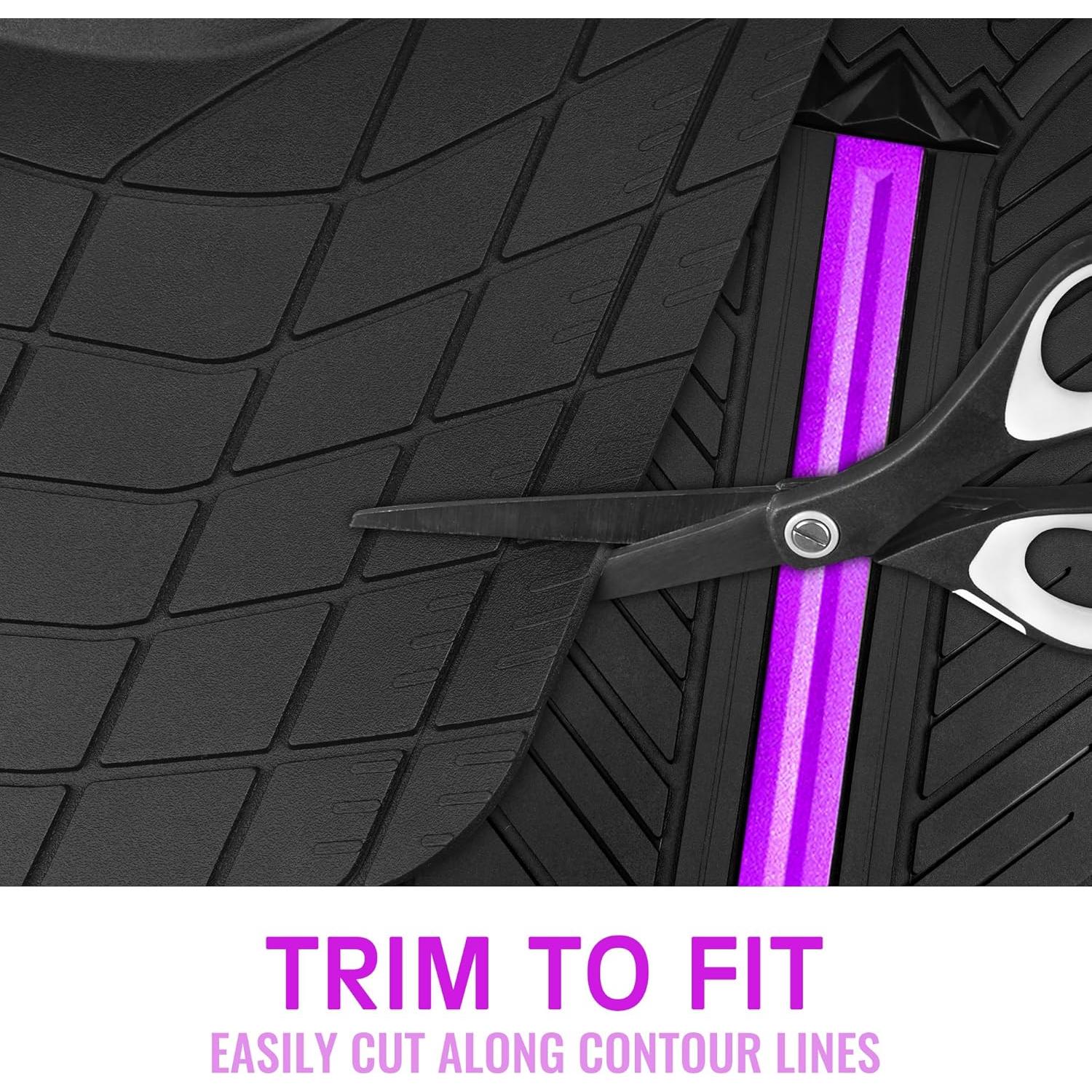 Mats de Suelo de Goma CAR PASS Universales Recortables