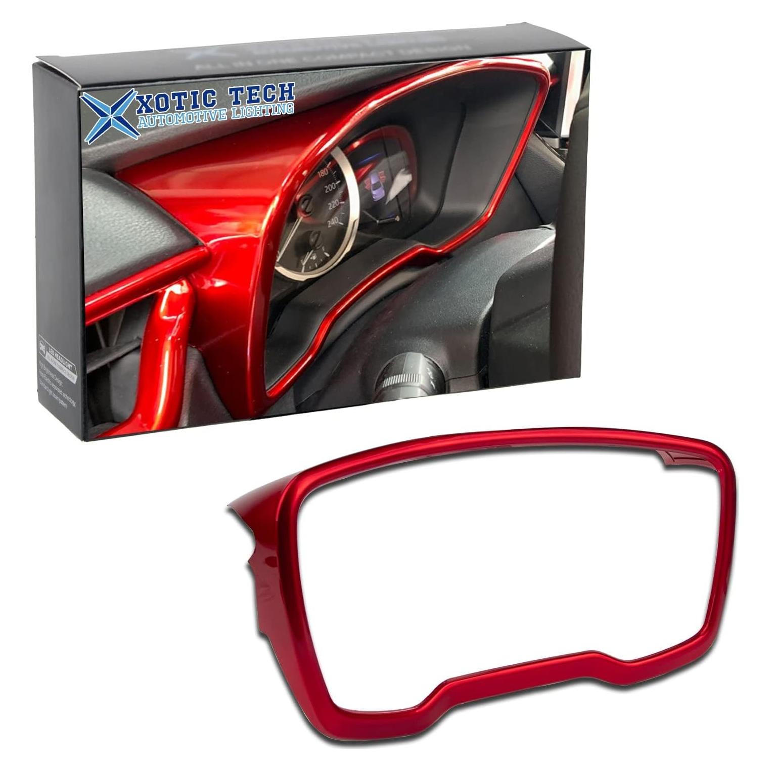 Cubierta de Panel de Instrumentos Xotic Tech Toyota Corolla 2020-2025 Rojo