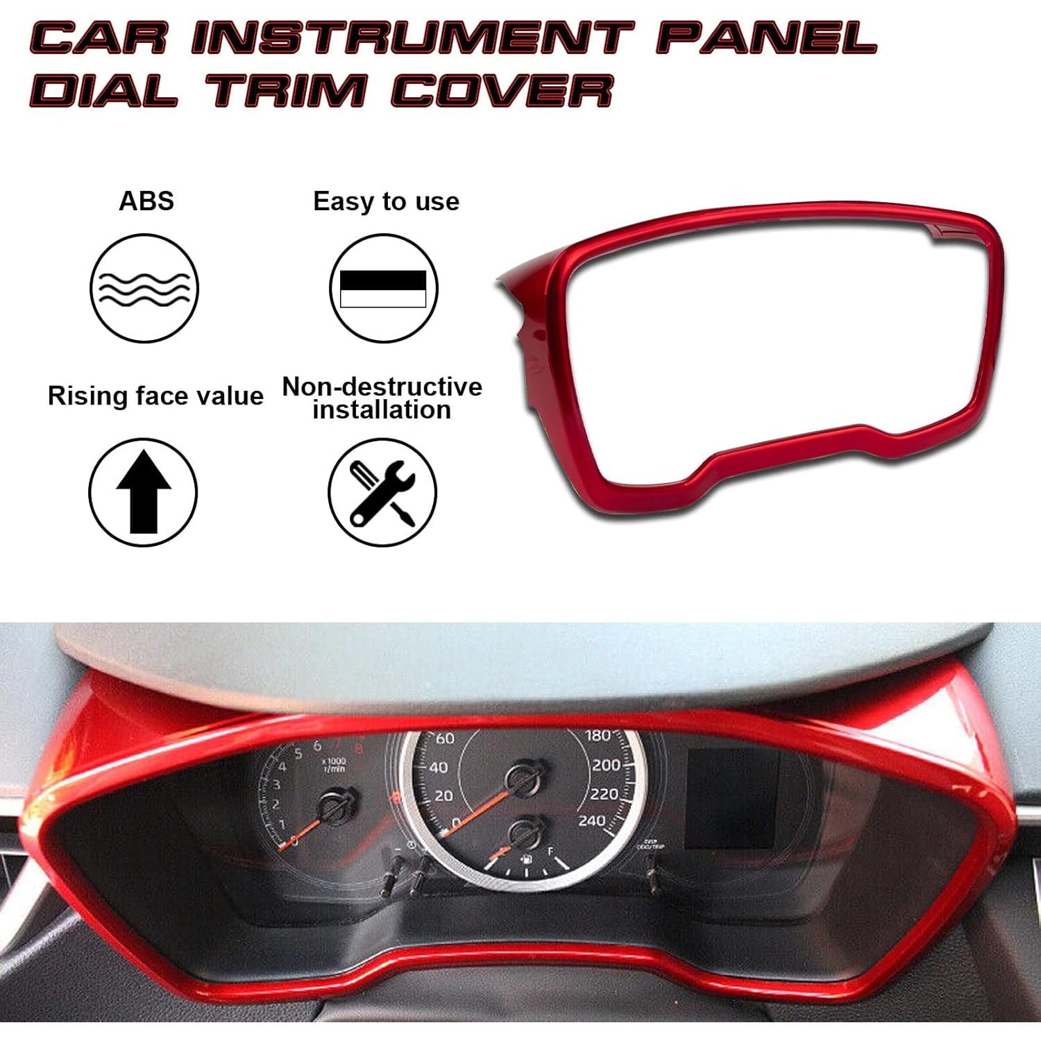Cubierta de Panel de Instrumentos Xotic Tech Toyota Corolla 2020-2025 Rojo