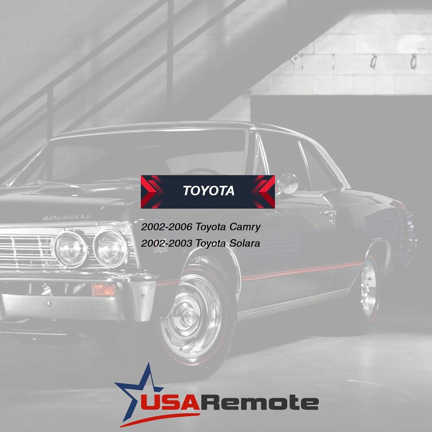 Control Remoto Entrada Sin Llave Toyota Camry Sienna 2 Piezas