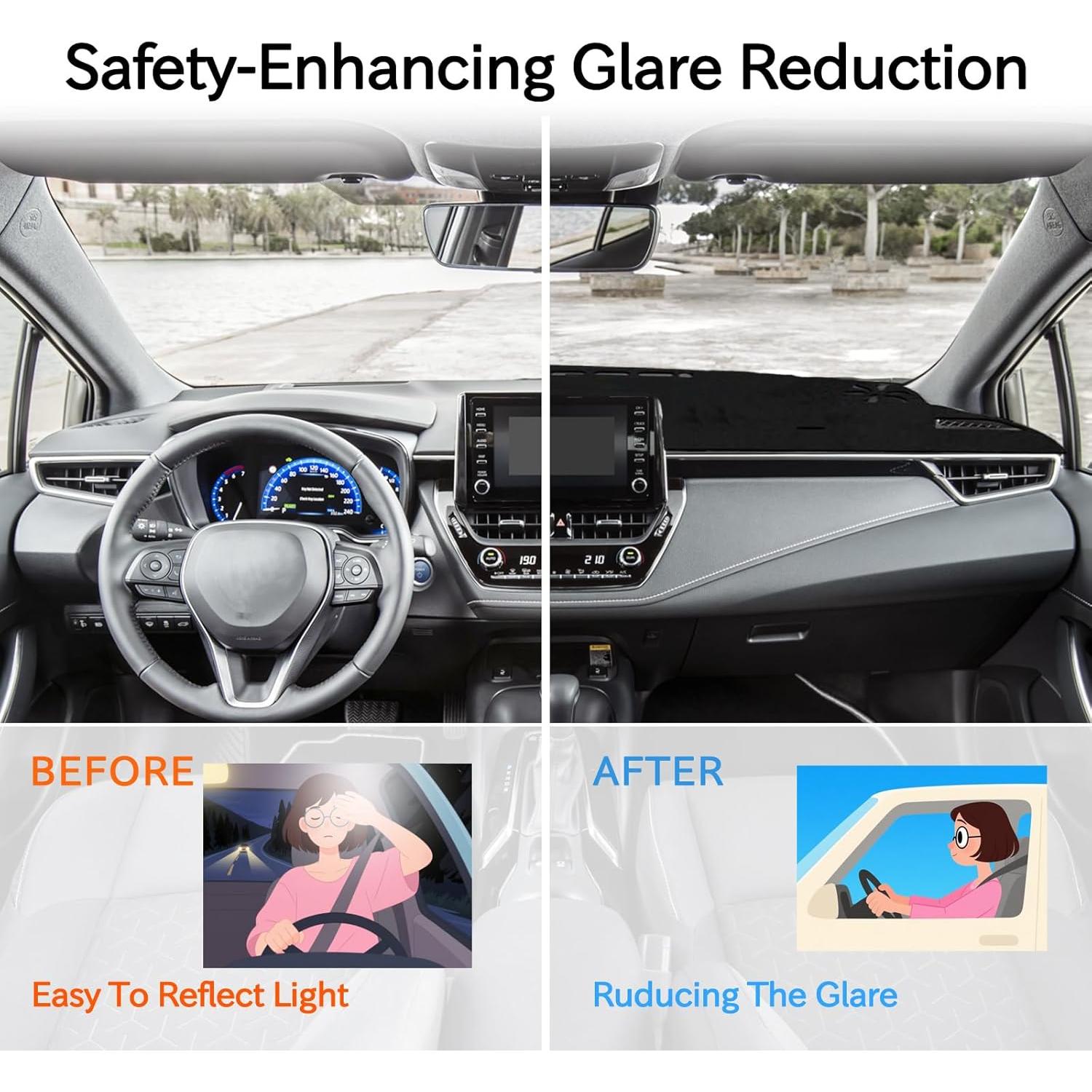 Cubierta de tablero Juborre para Toyota Corolla 2019-2026