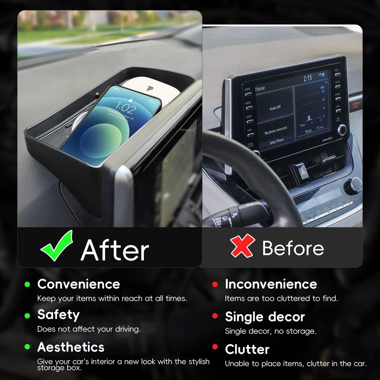 Organizador de Almacenamiento de Tablero Auovo para Toyota Corolla 2019-2025