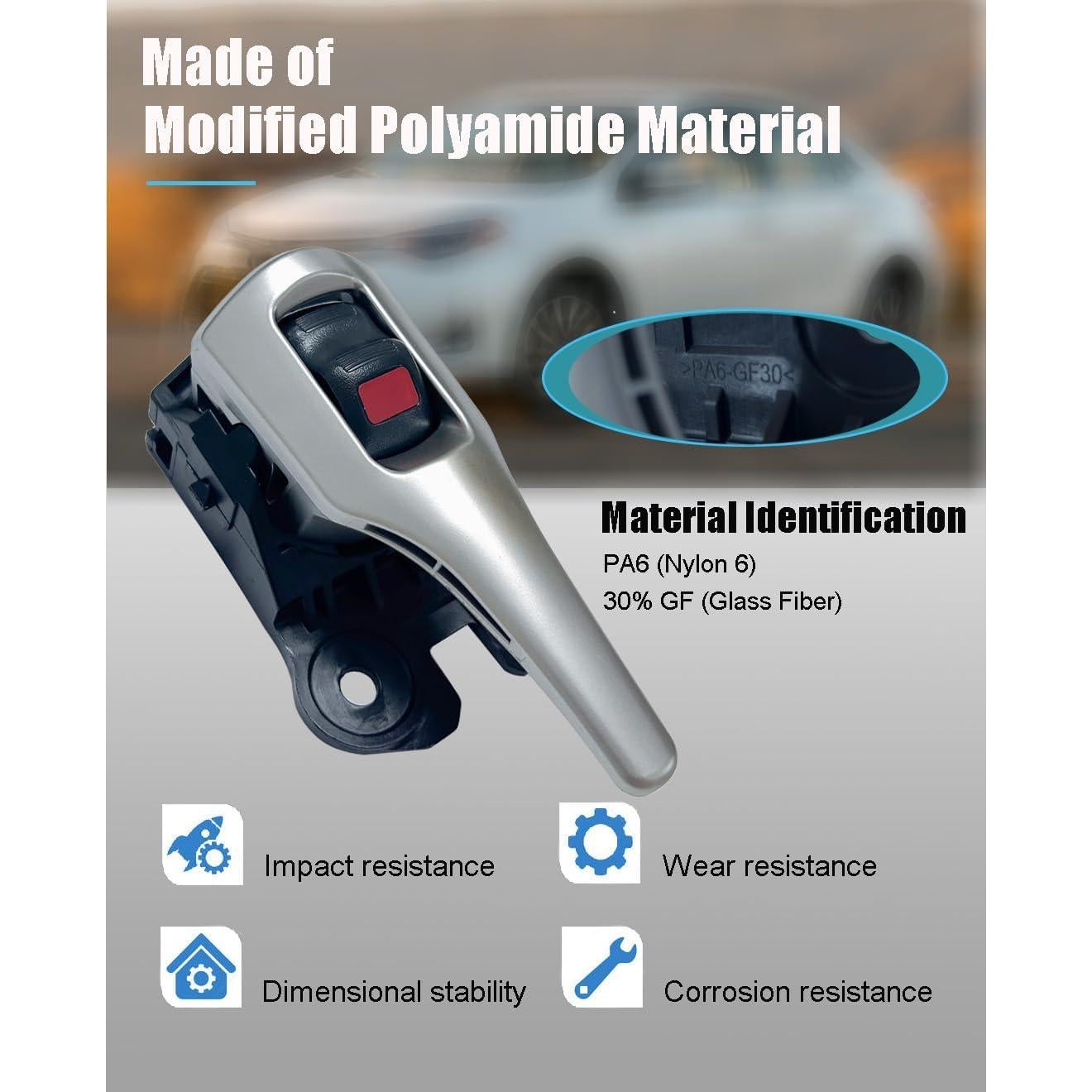 Manijas de Puerta Interior Toyota Corolla 2009-2013 y Matrix 2009-2014