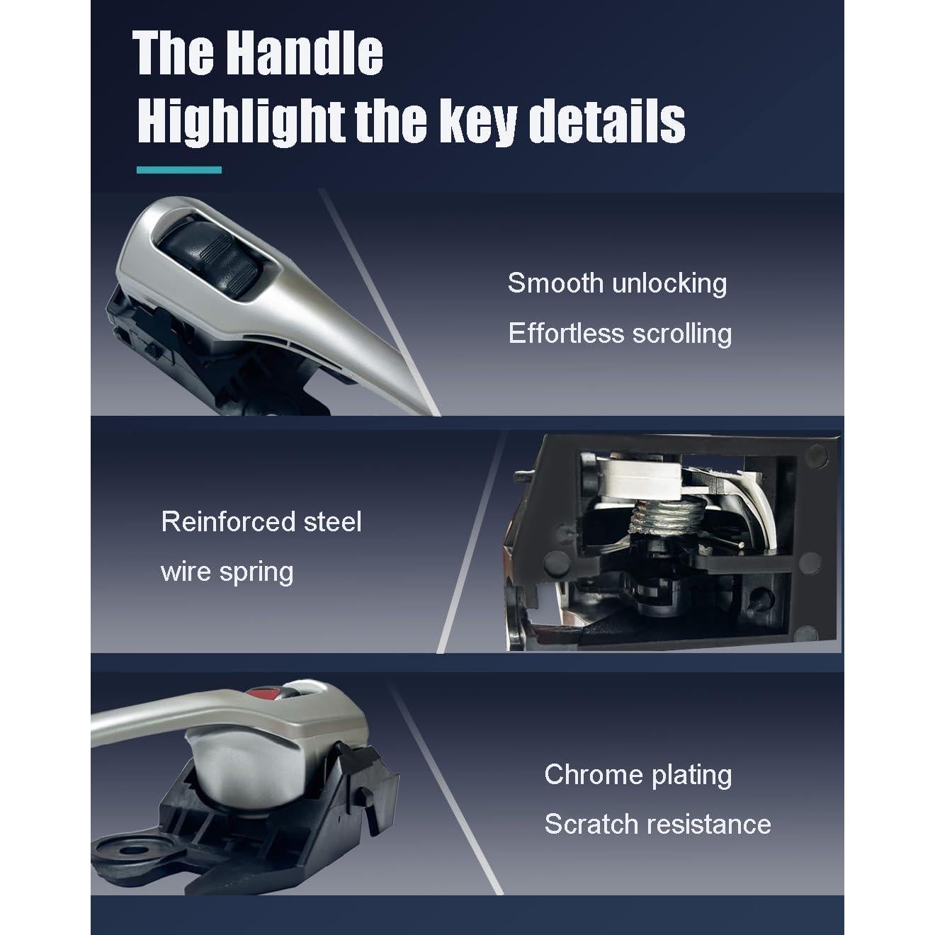 Manijas de Puerta Interior Toyota Corolla 2009-2013 y Matrix 2009-2014