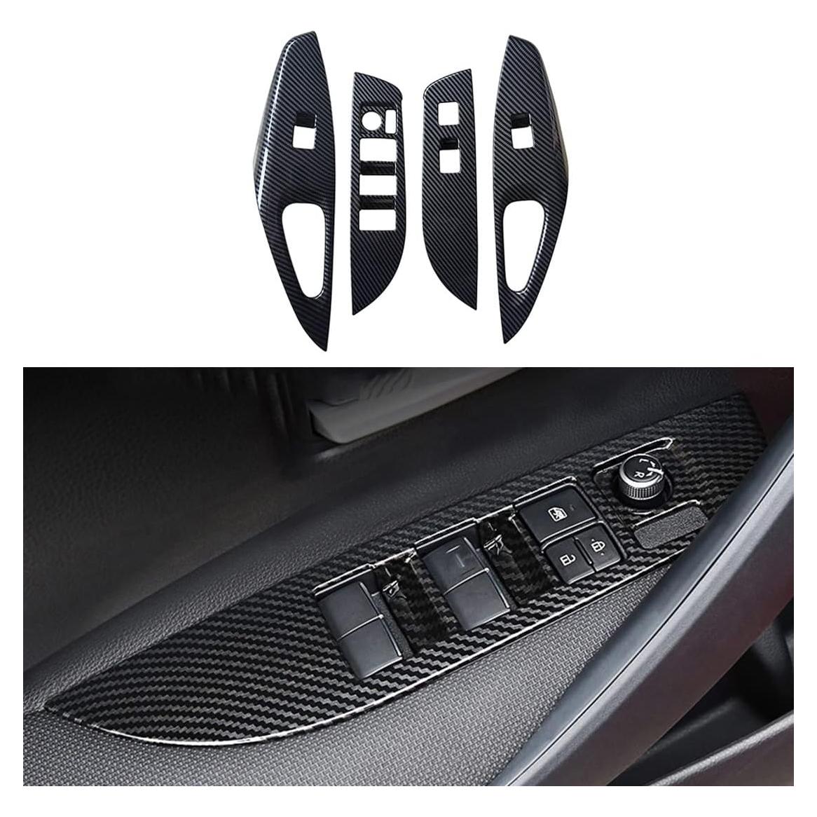 Cubierta de Panel de Interruptor de Ventana Ruihe para Toyota Corolla 2020-2024