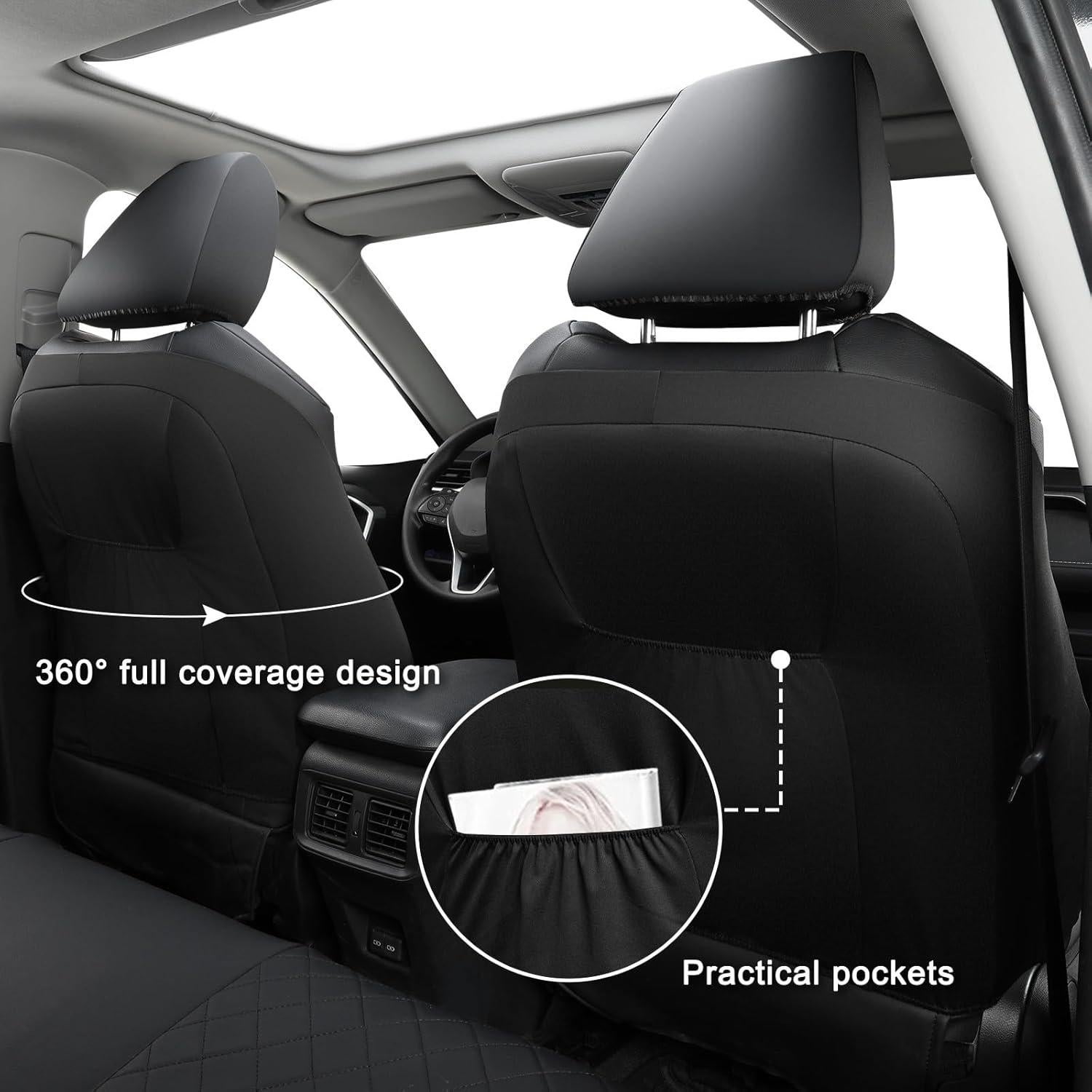 Funda de Asiento Delantera Personalizada GIANT PANDA para Toyota Corolla 2020-2025