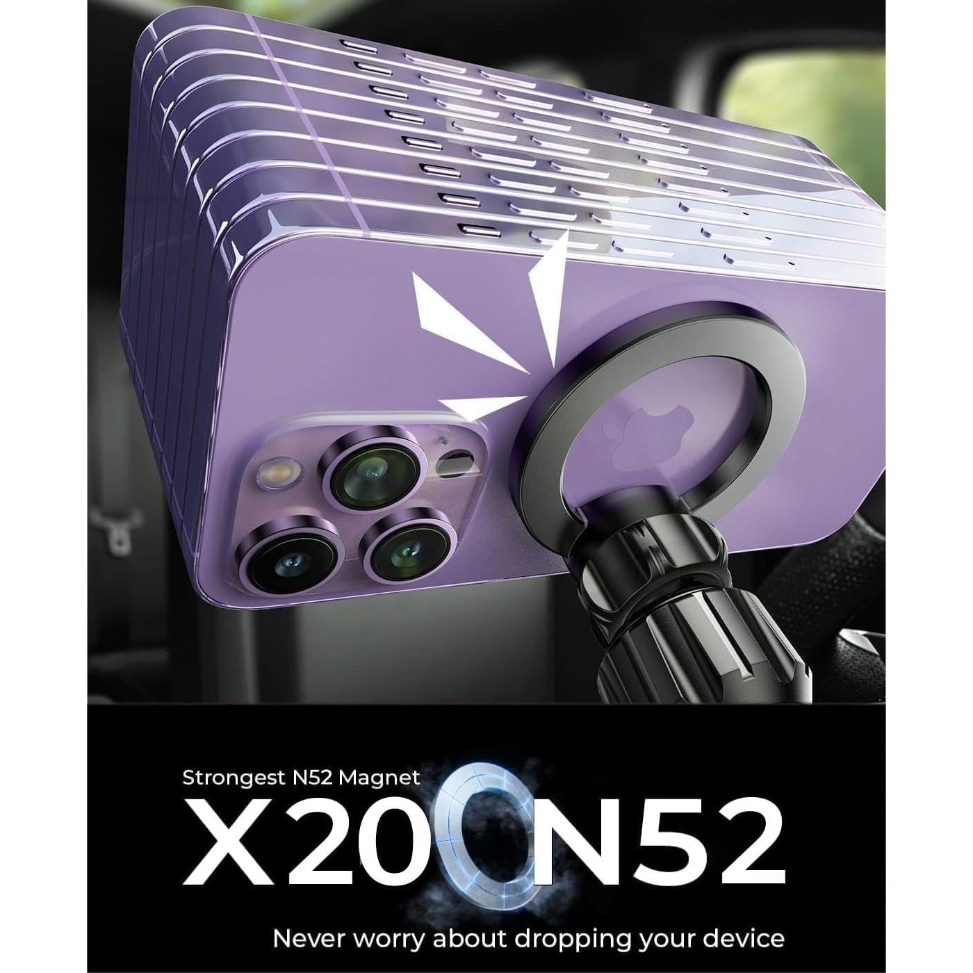 Soporte para Teléfono de Coche Hesanzol para Toyota Corolla 2019-2025, Pantalla Táctil 20cm, Magnético