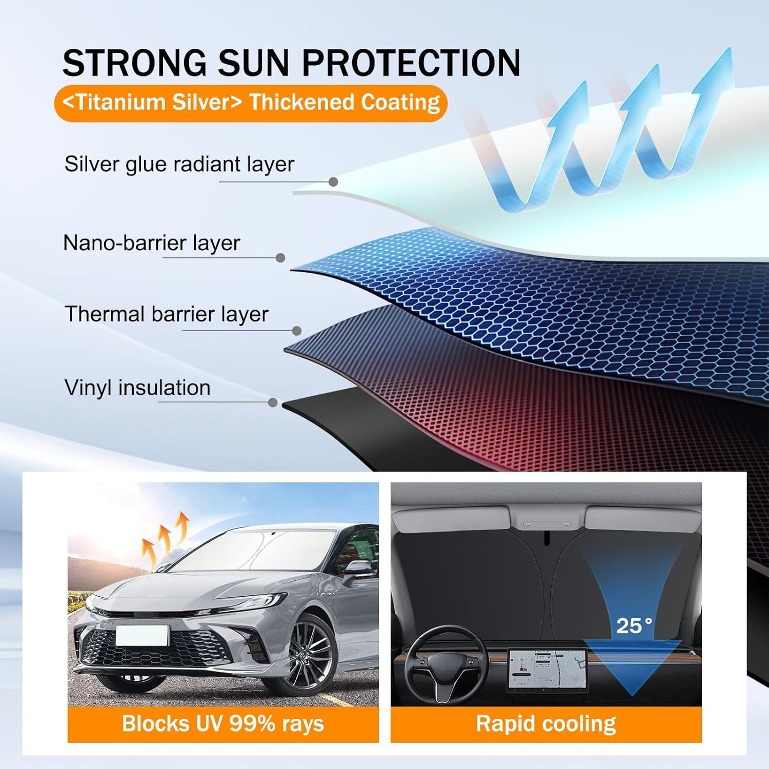 Sombra Solar Parabrisas Toyota Corolla 2020-2025 JHGFVC