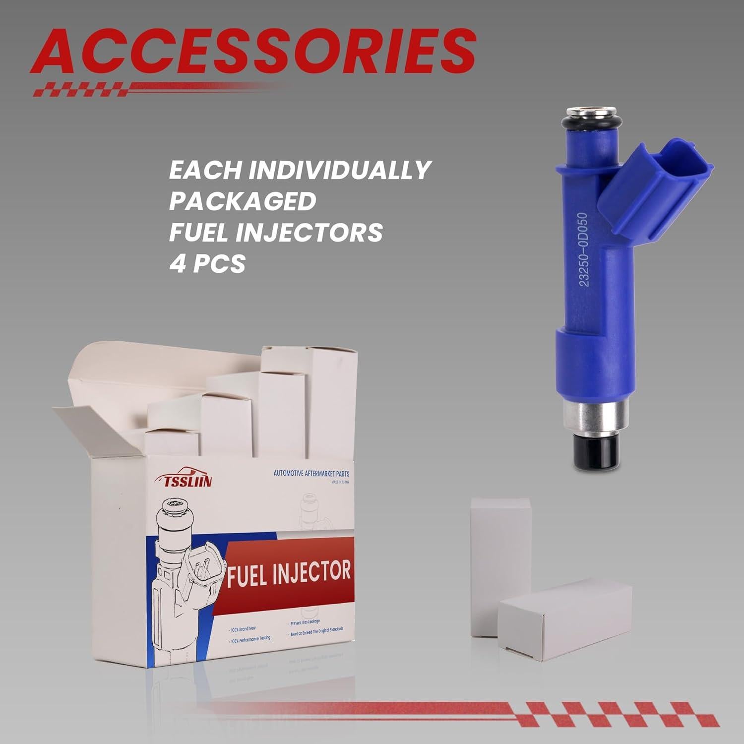 Inyectores de Combustible TSSLIIN TSS607D050 para Toyota y Pontiac