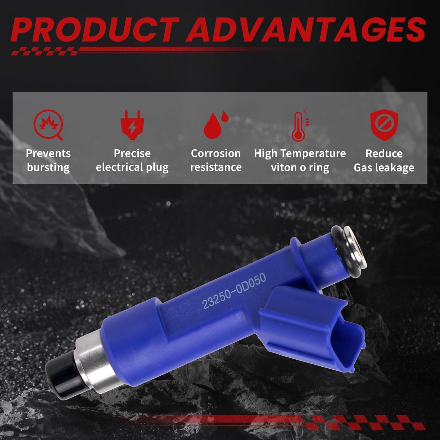 Inyectores de Combustible TSSLIIN TSS607D050 para Toyota y Pontiac