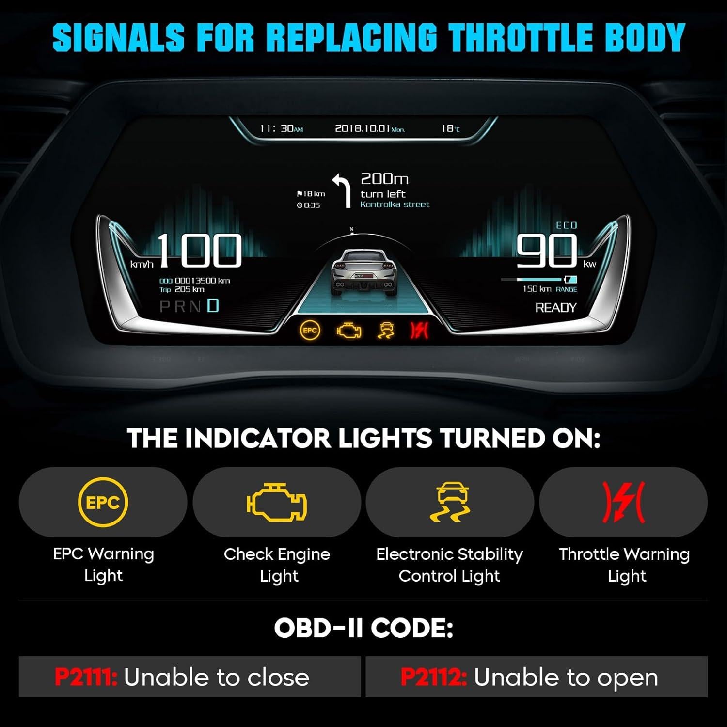 Cuerpo de Aceleración Electrónico Magorfas para Toyota y Lexus
