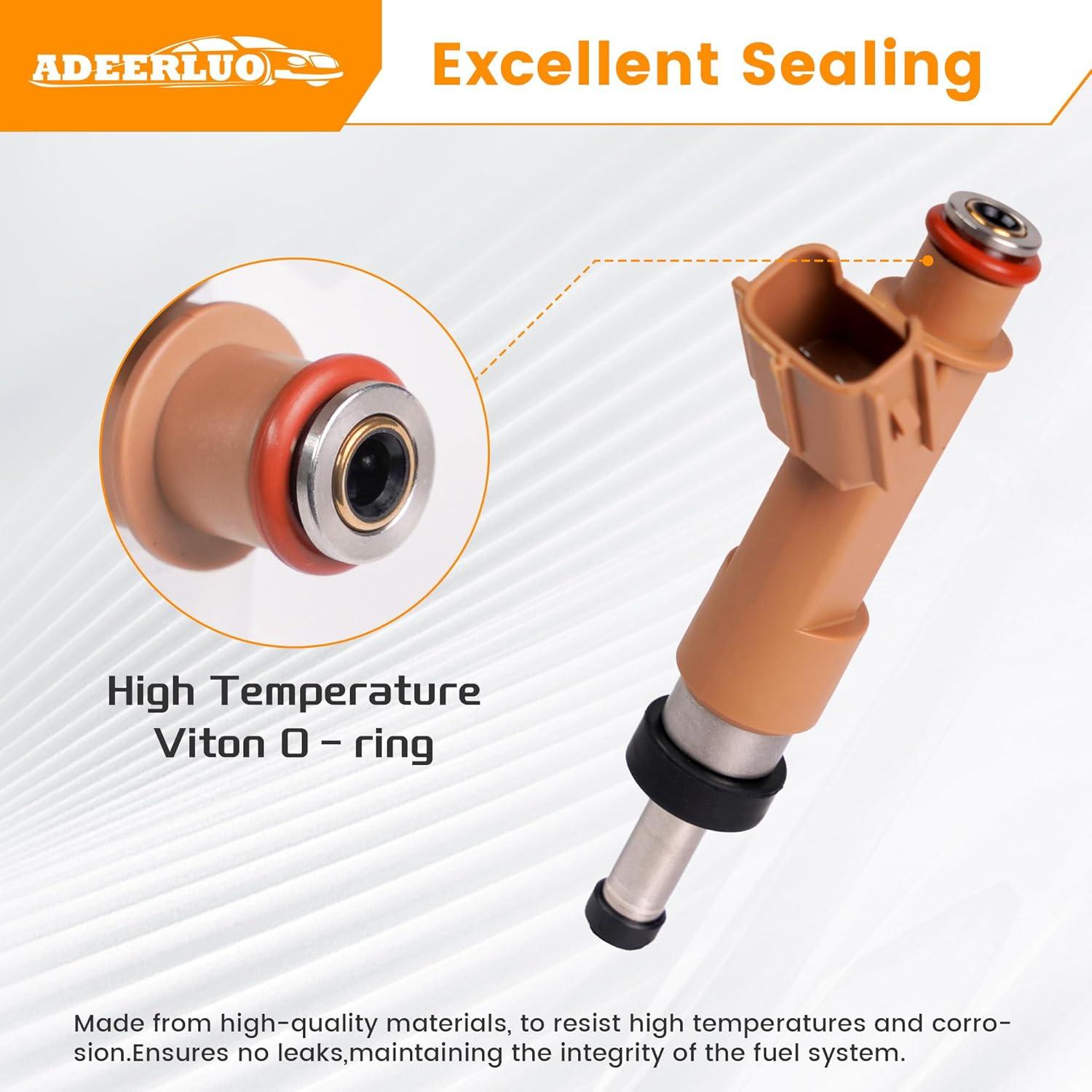 Inyectores de Combustible ADEERLUO para Toyota Corolla 1.8L 2009-2015