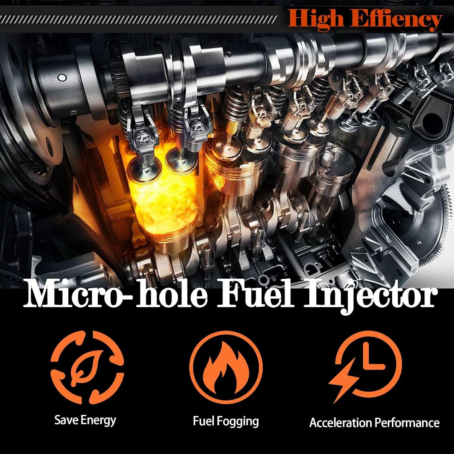 Juego de 4 Inyectores de Combustible STZJAYE para Toyota Corolla 1.8L