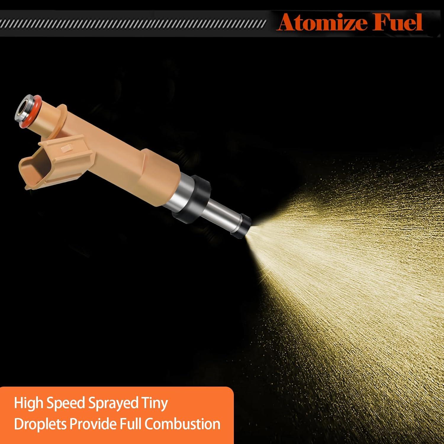 Juego de 4 Inyectores de Combustible STZJAYE para Toyota Corolla 1.8L