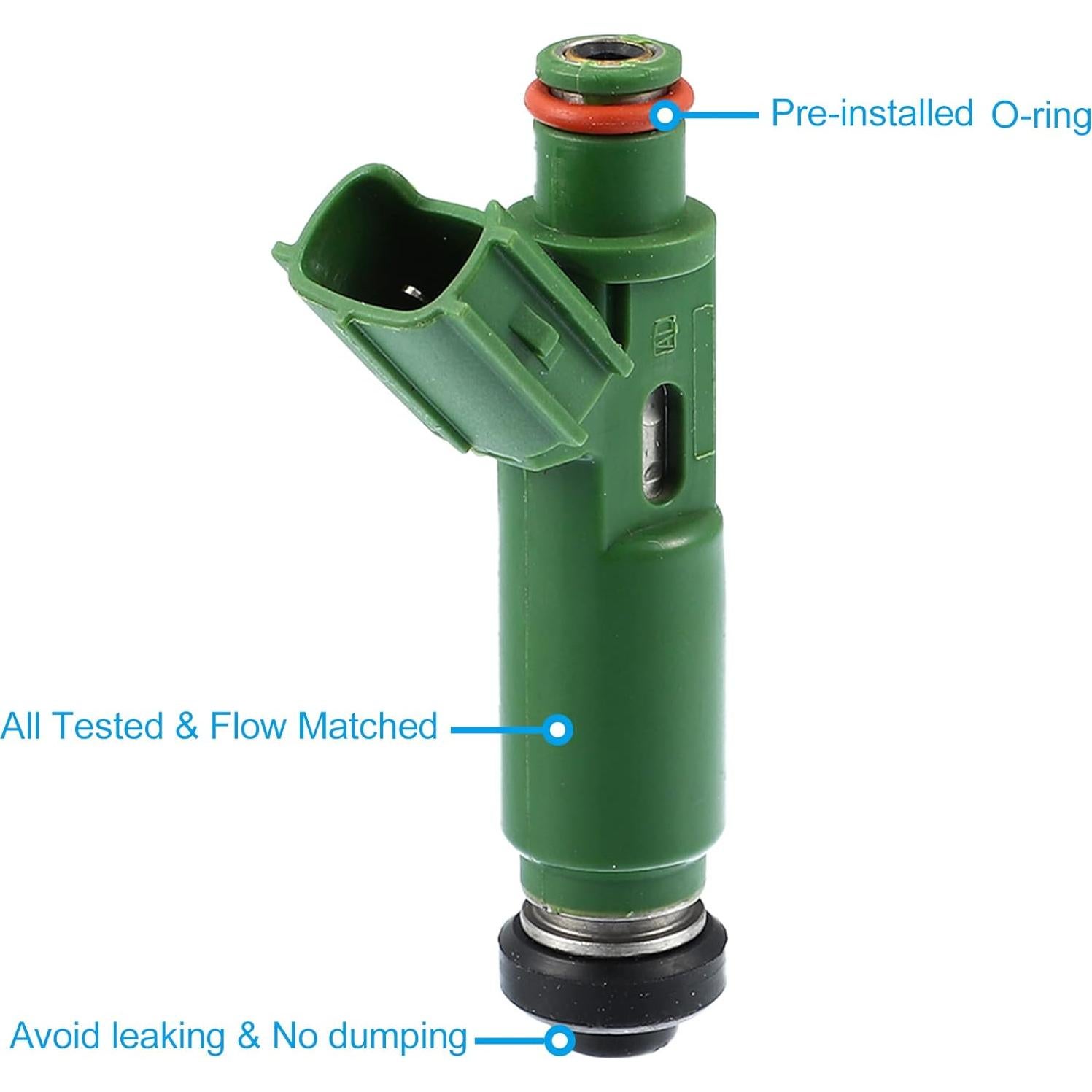 Inyector de Combustible X AUTOHAUX 4 Pcs para Toyota 1.8L