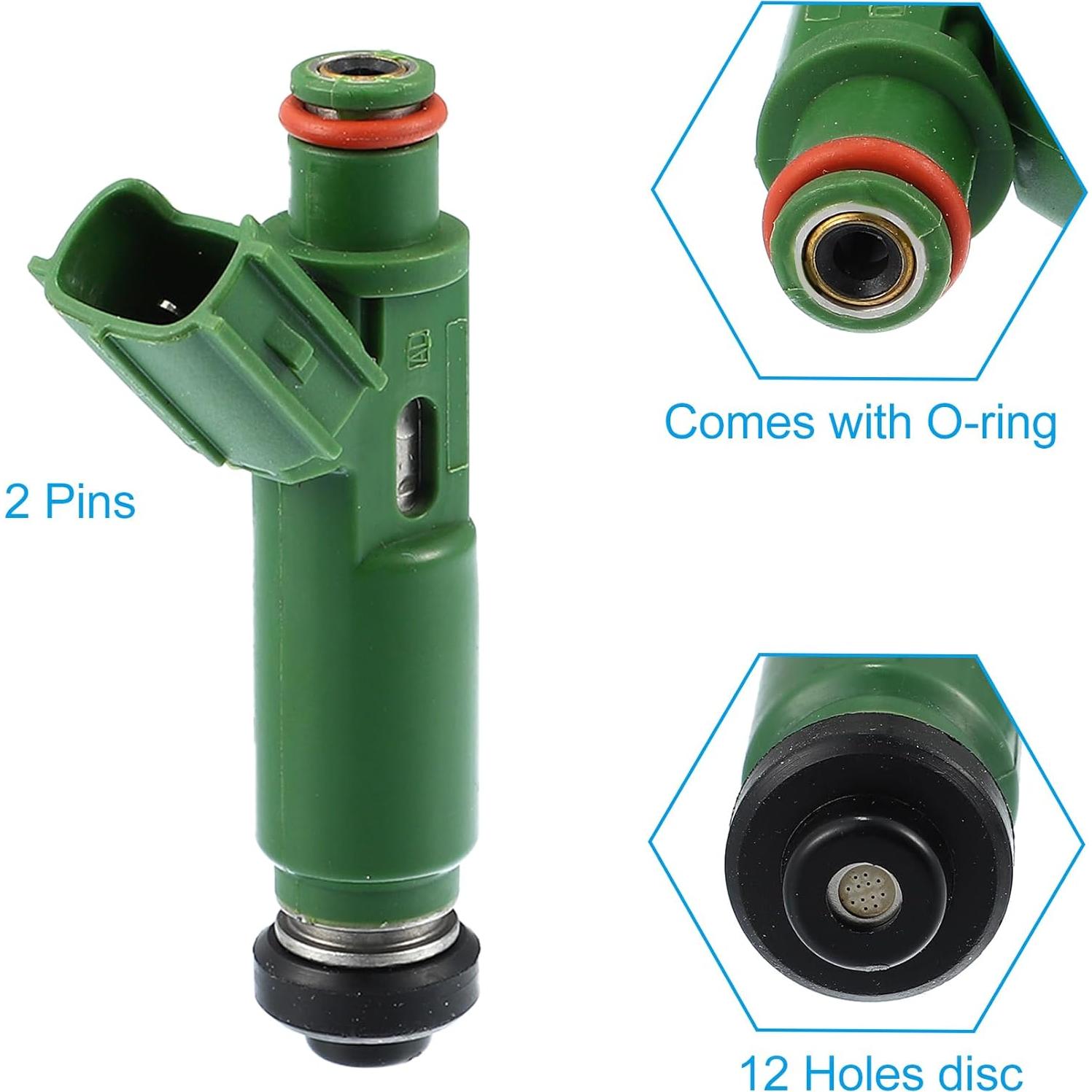 Inyector de Combustible X AUTOHAUX 4 Pcs para Toyota 1.8L