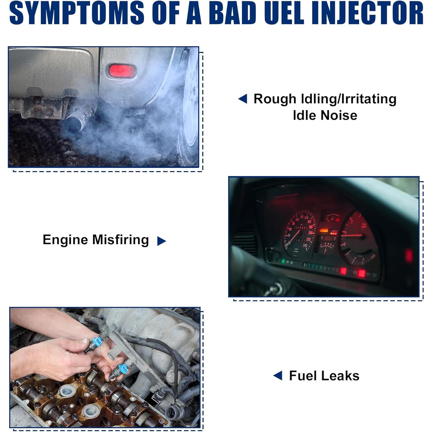 Inyector de Combustible X AUTOHAUX 4 Pcs para Toyota 1.8L